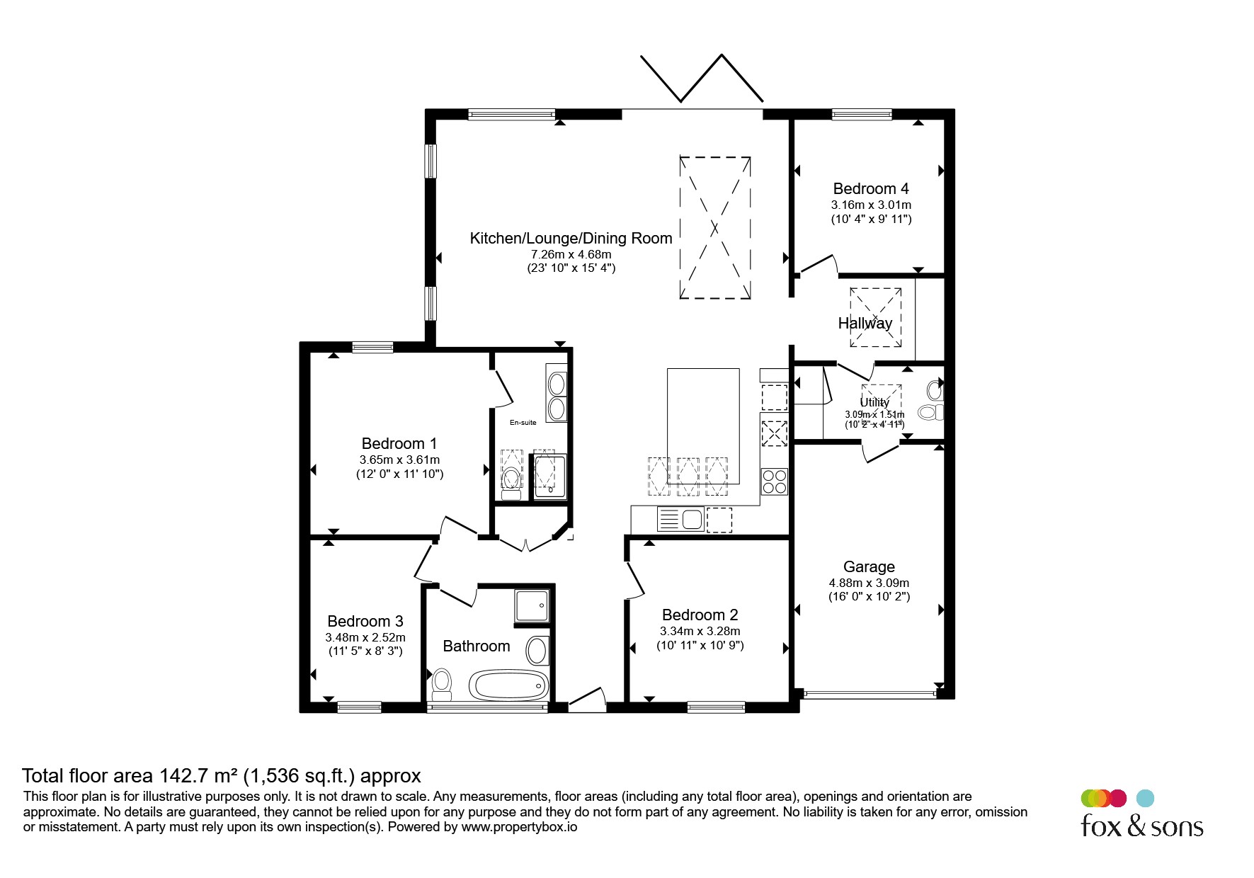 1, Laxton Close, TAUNTON floorplan