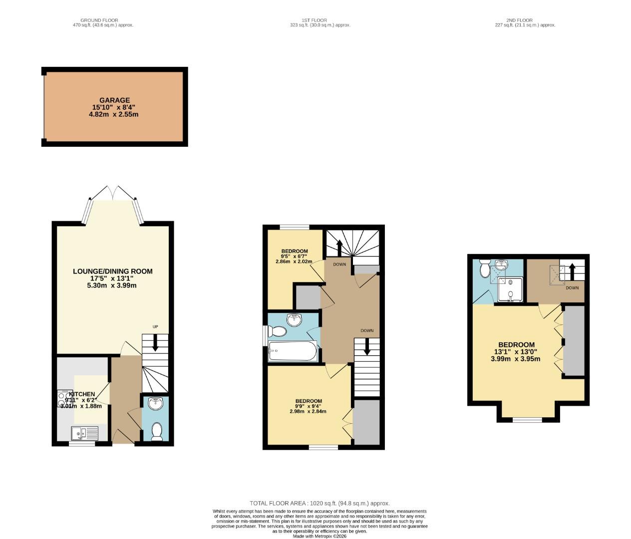 Proctor Rise, Milton Keynes floorplan