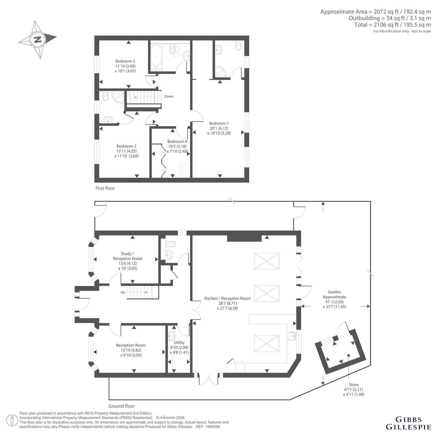 88, Swakeleys Road, Uxbridge floorplan
