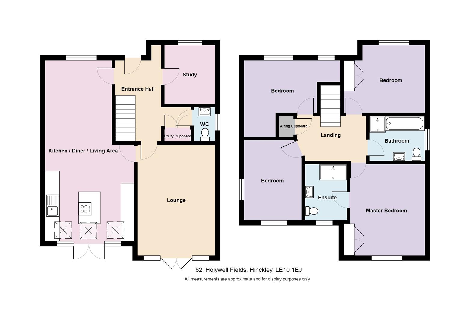 Holywell Fields, Hinckley LE10, 4 bedroom detached house for sale
