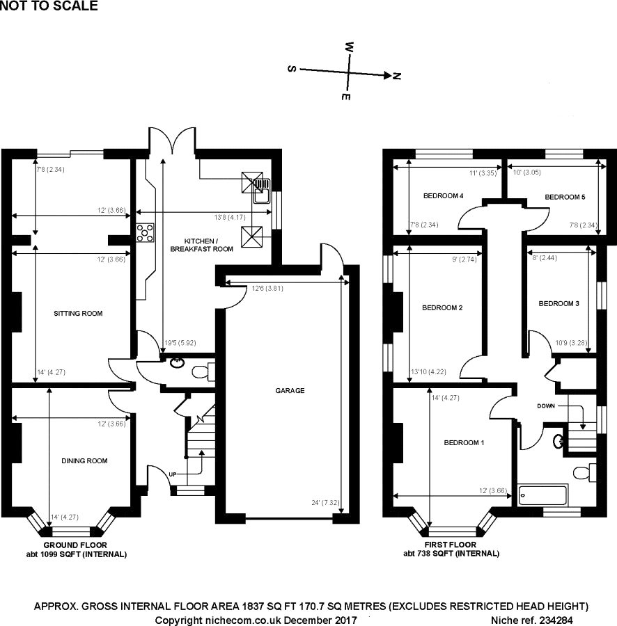 5 Bedrooms Detached house for sale in Knaphill, Woking, Surrey GU21