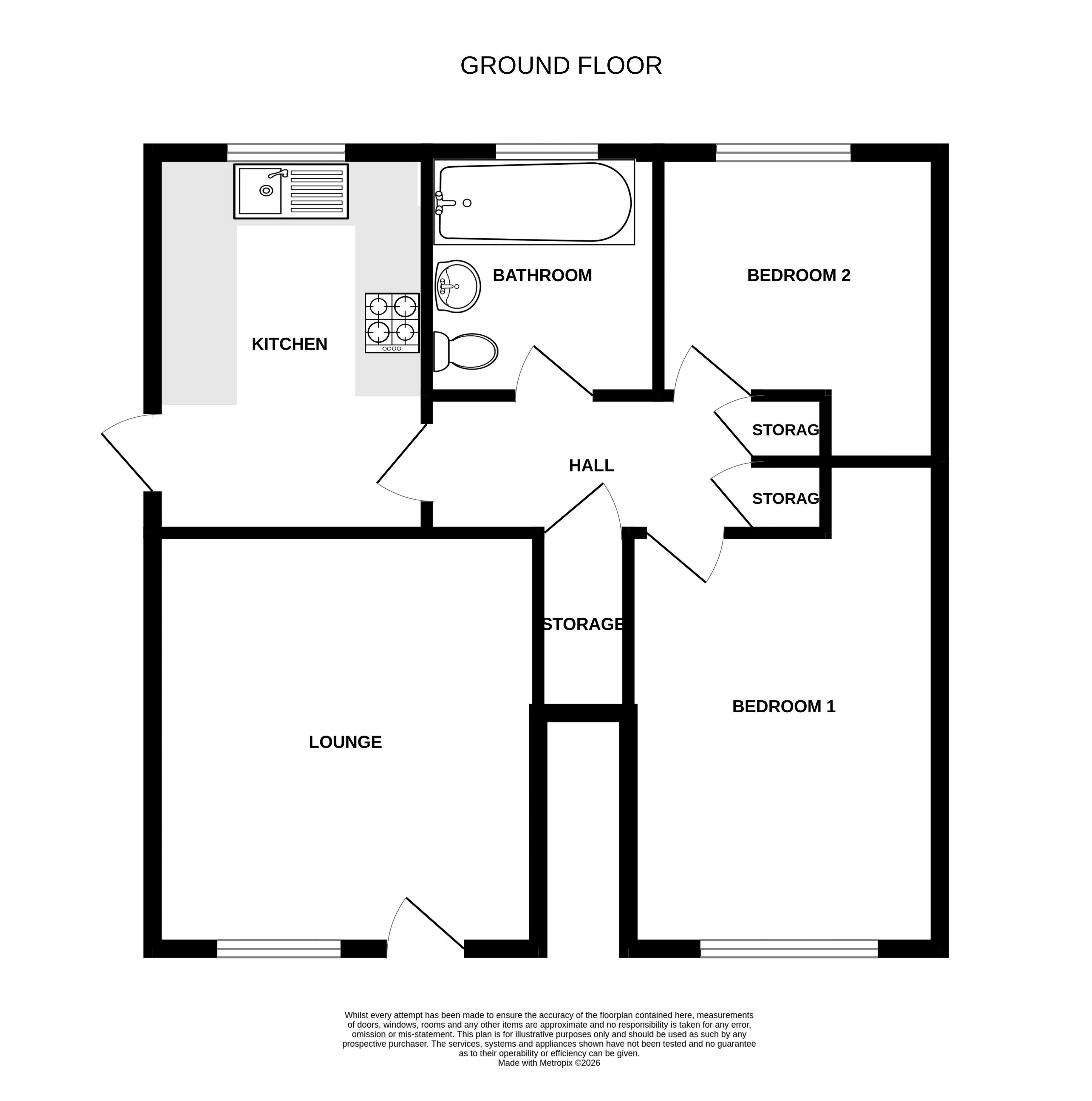 61, Valley Park Drive, Clanfield floorplan