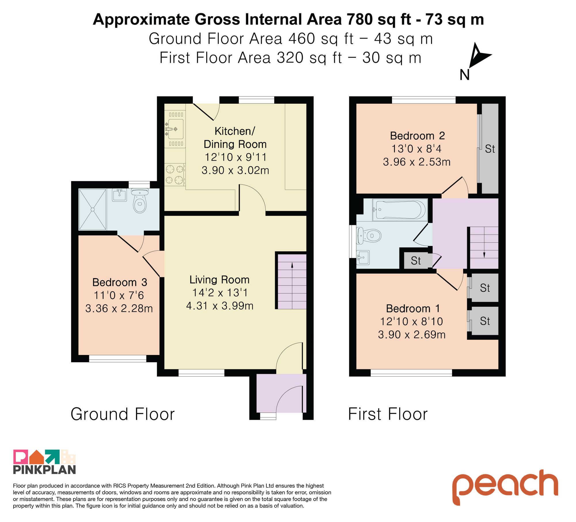 39 Leslie Close, Swindon floorplan