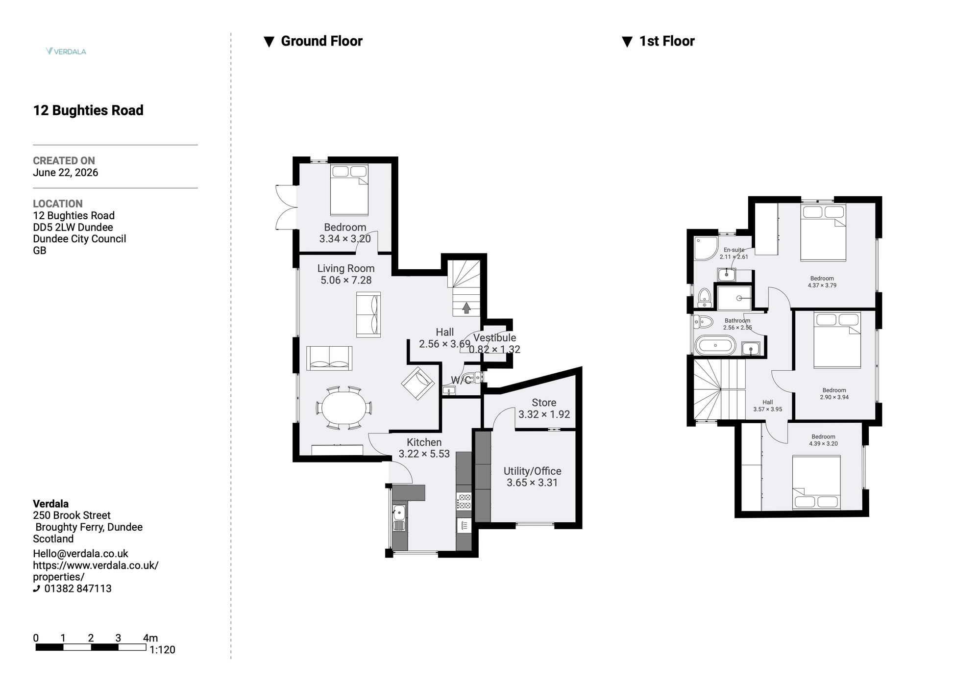 12 Bughties Road, Dundee floorplan