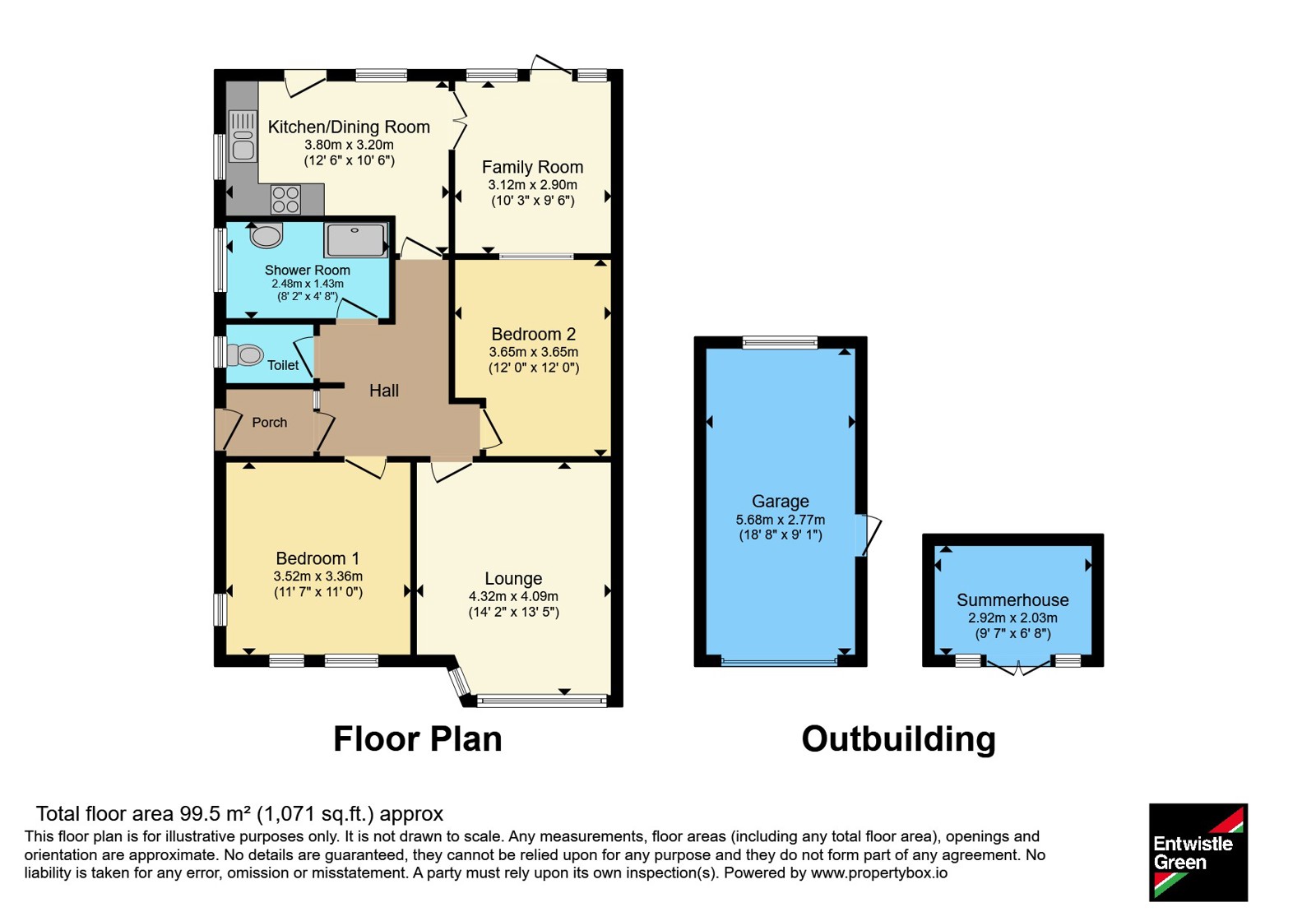 97, Everest Drive, Blackpool floorplan
