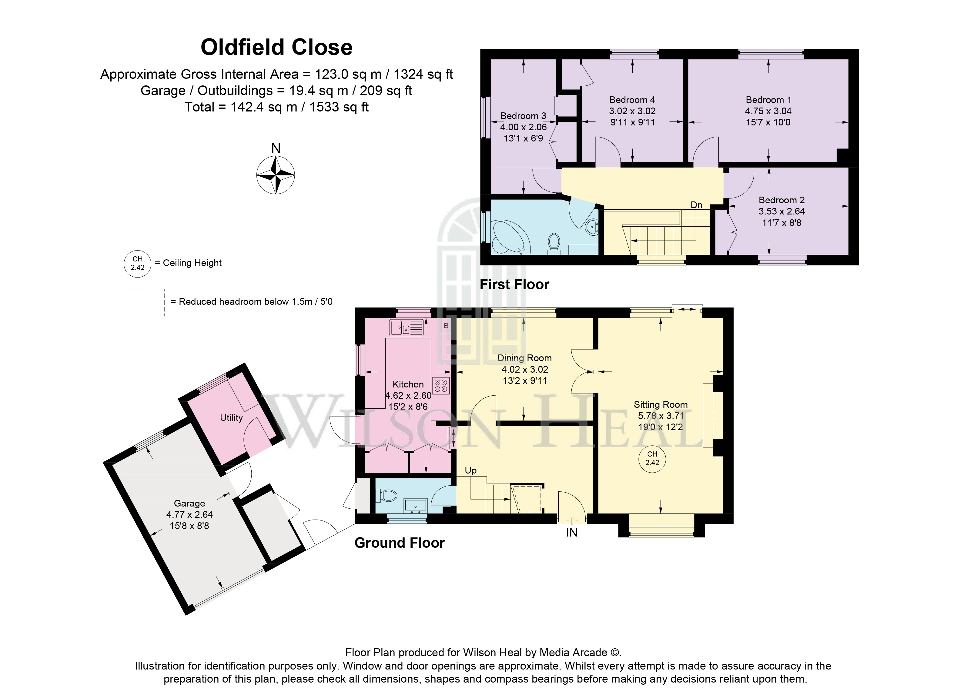 6, Oldfield Close, Little Chalfont floorplan
