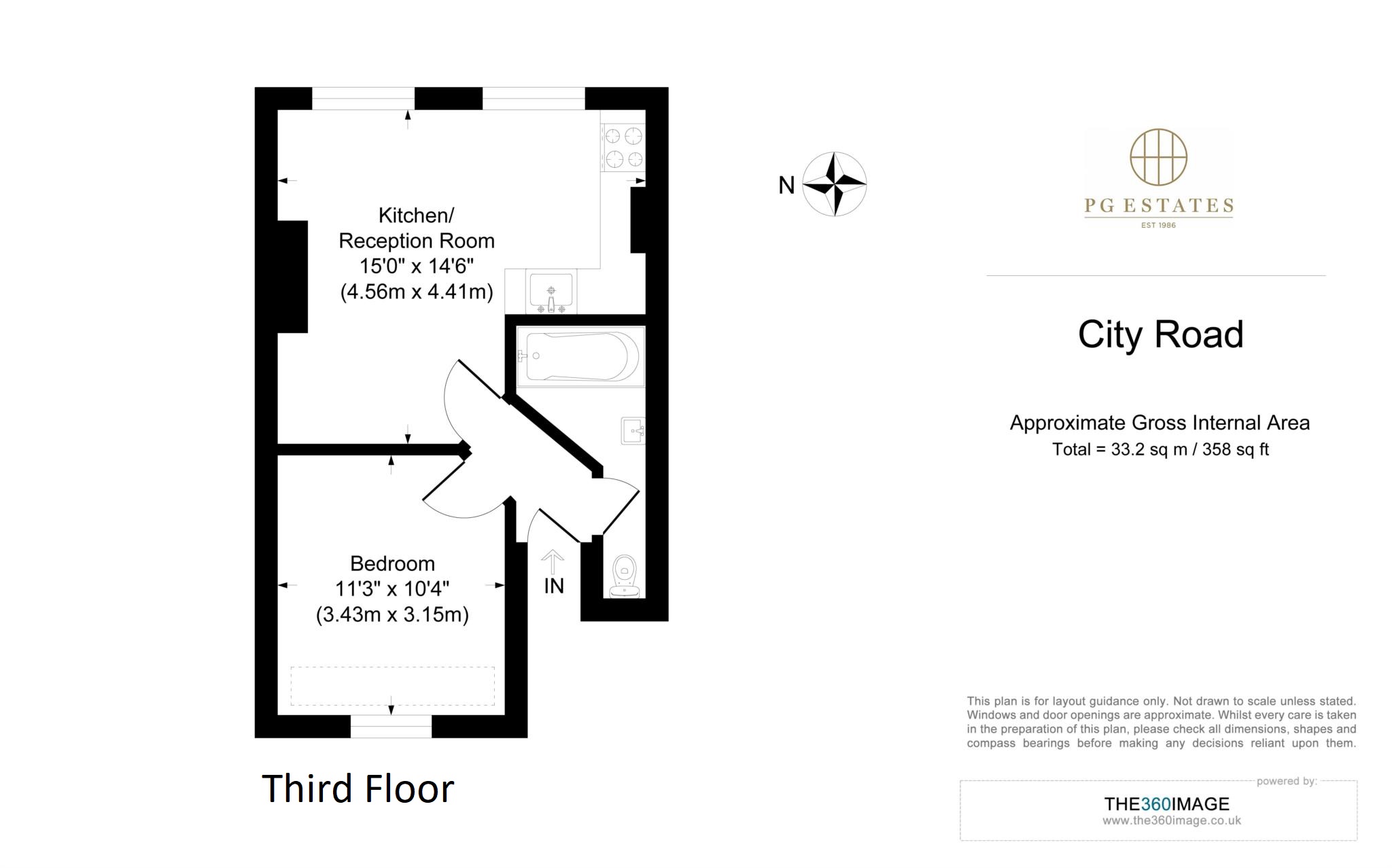 Flat 5, City Road, London floorplan