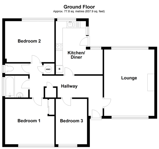 3 Bedrooms Semi-detached bungalow for sale in Springett Way, Coxheath, Maidstone, Kent ME17