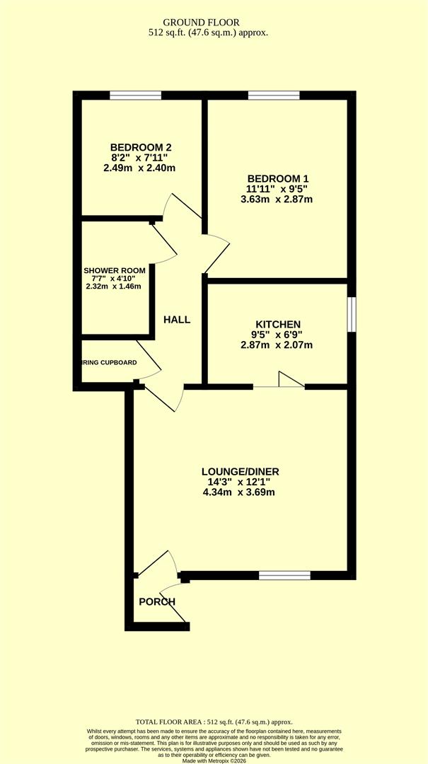 41, The Maltings, Chard floorplan