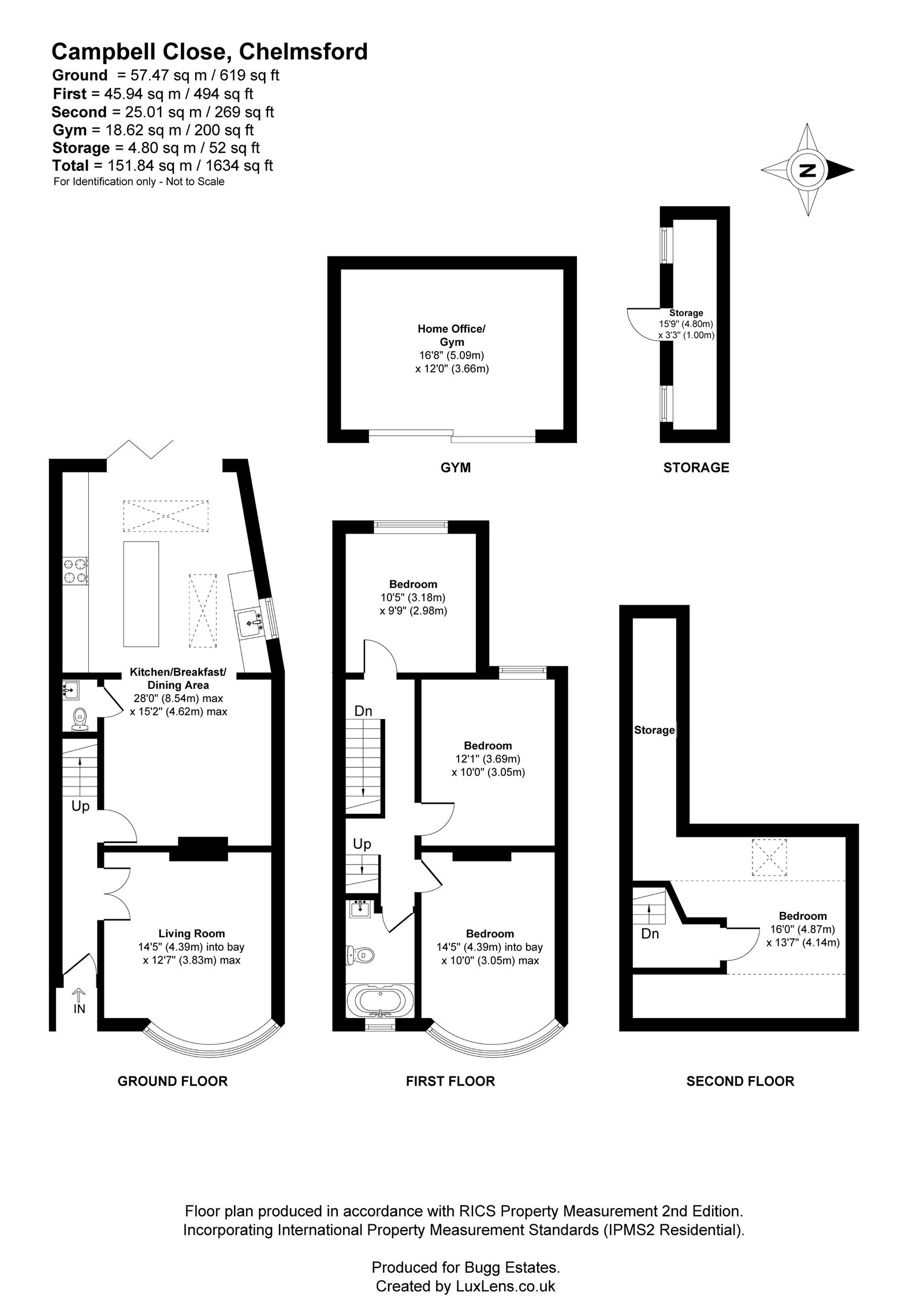 10, Campbell Close, Chelmsford floorplan