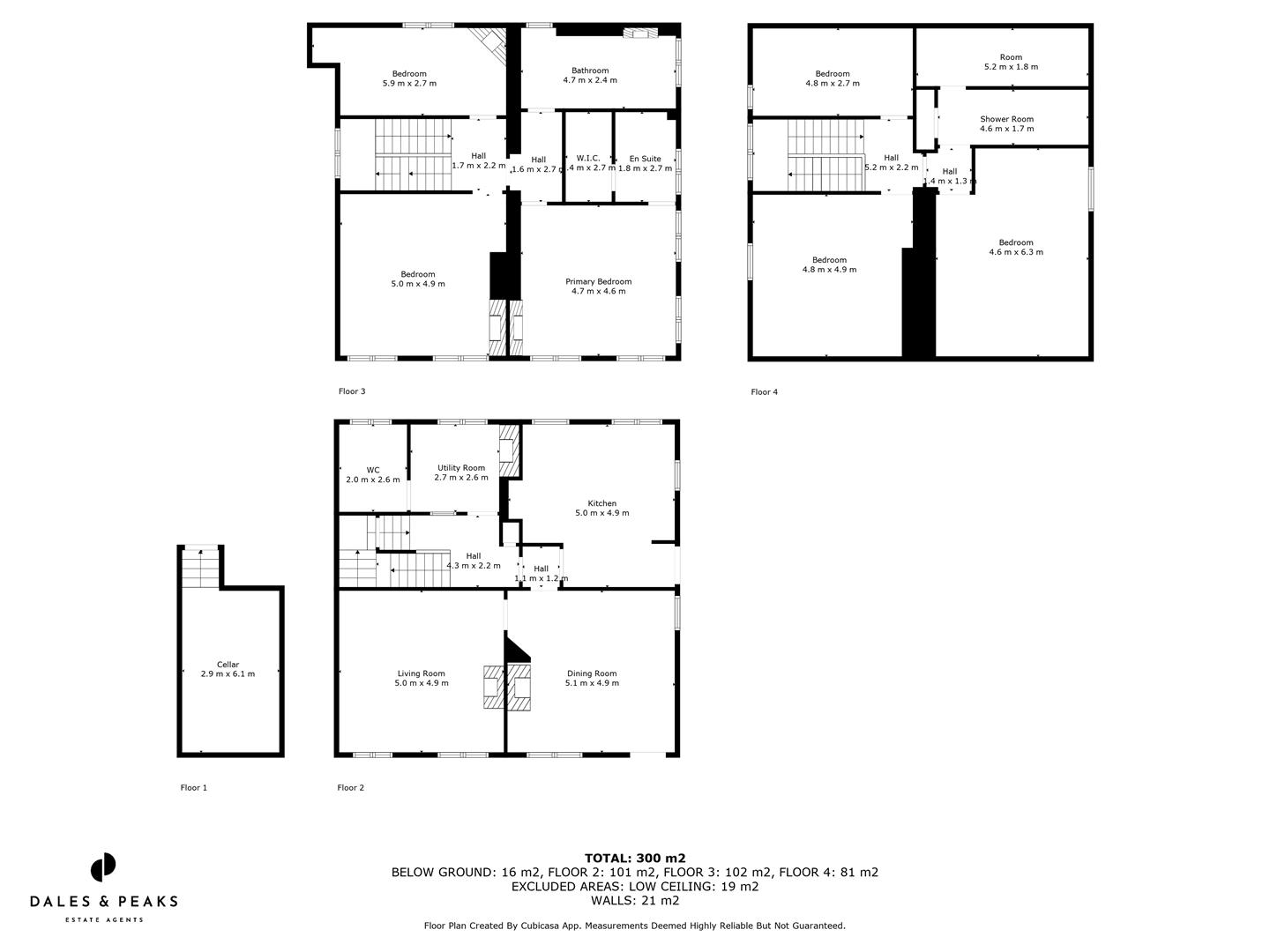Wheatsheaf House, 106 Church Street, Matlock floorplan