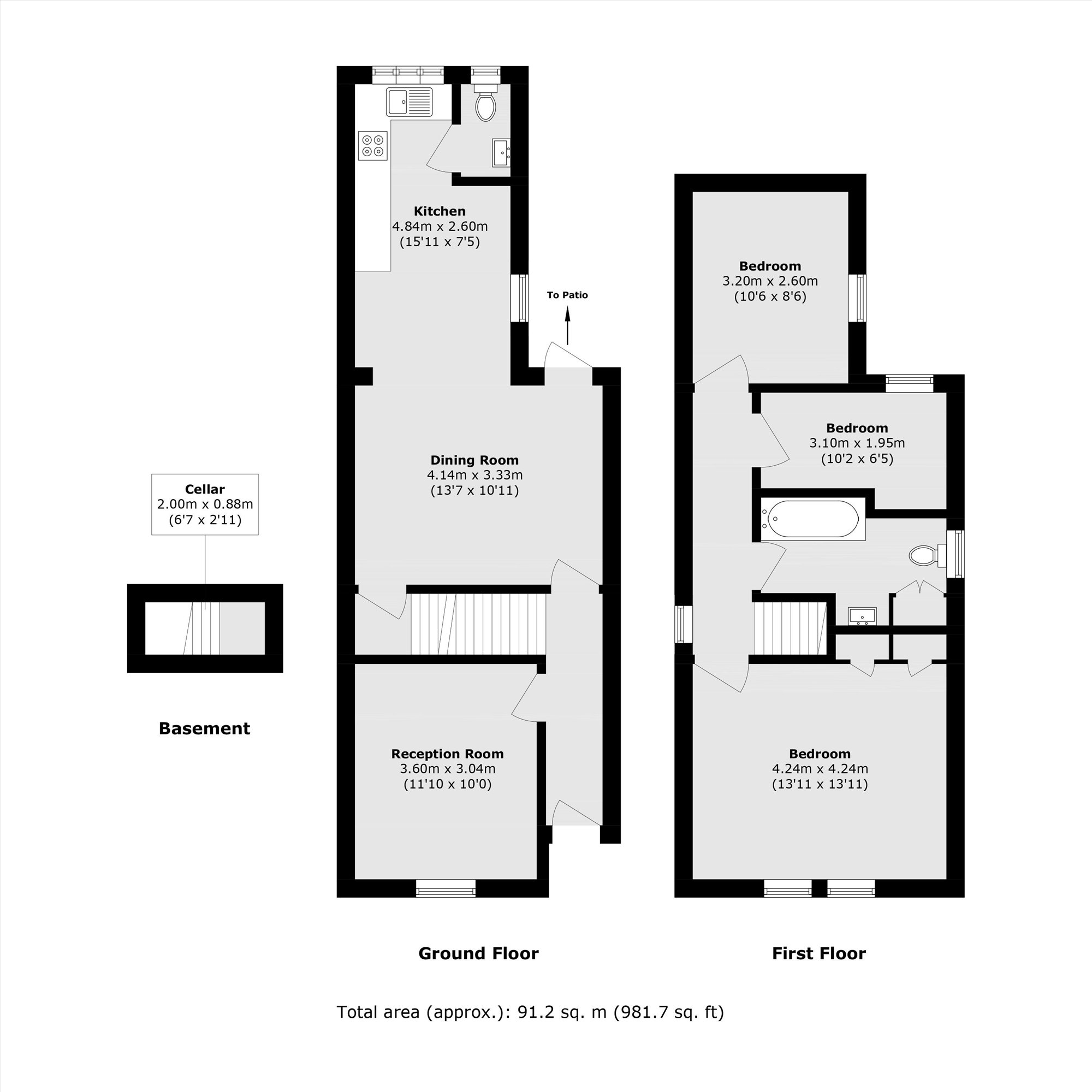 2A, Elm Road, Kingston Upon Thames floorplan