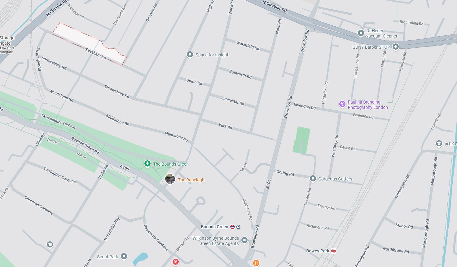 48, Evesham Road, Bounds Green floorplan