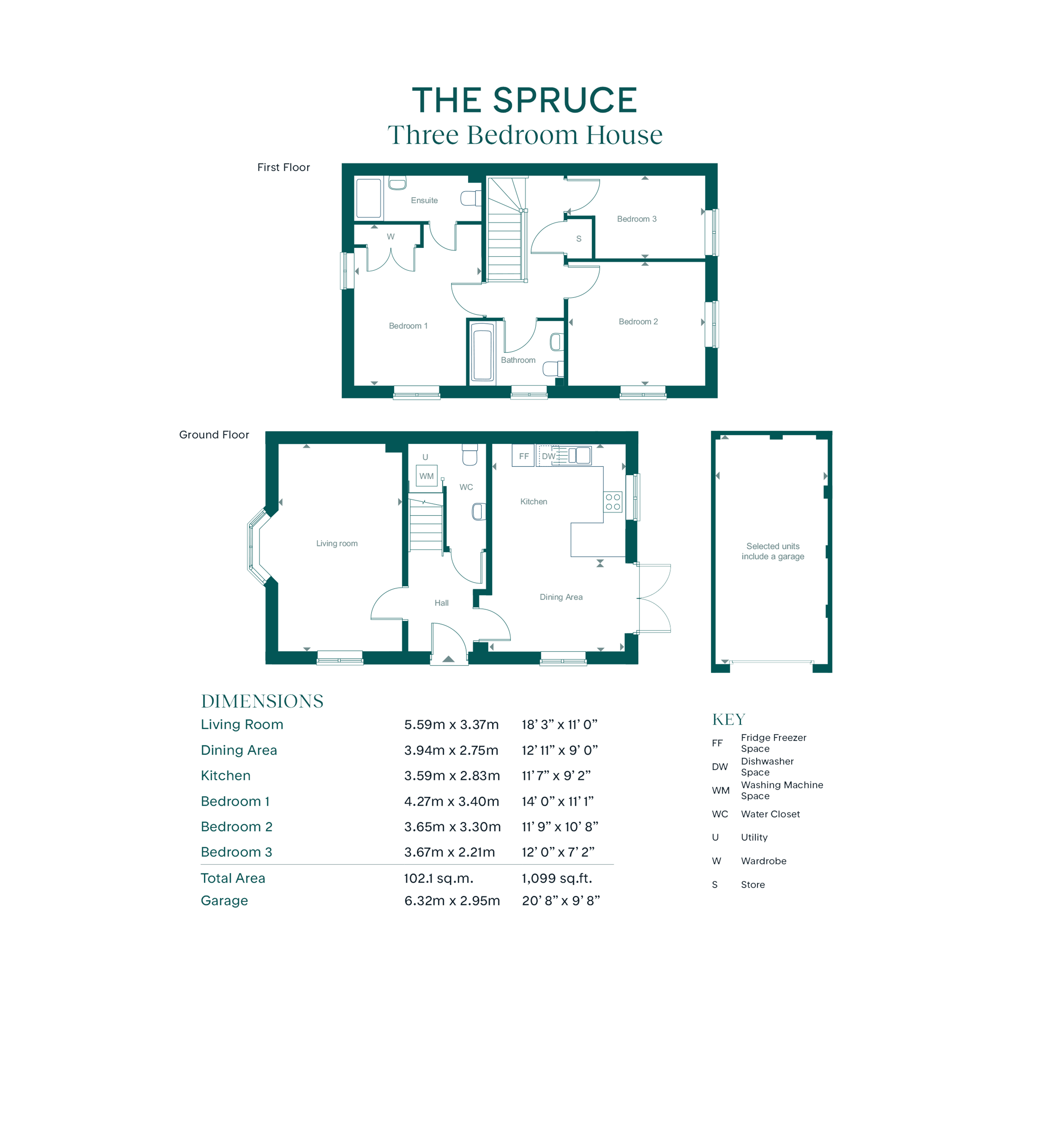 29 Rowan Field - Spruce RL, Leaf Living at Willow Park, Buckingham, MK18, Buckingham floorplan