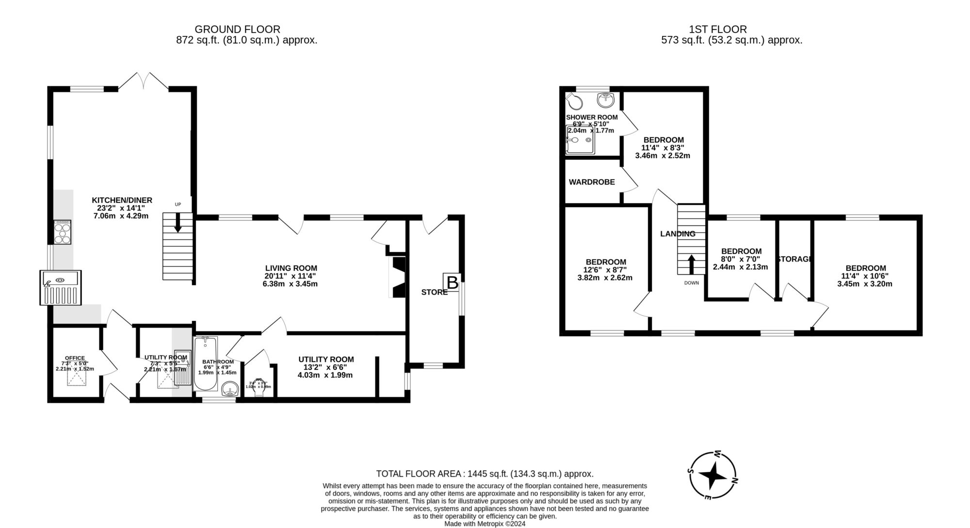 Primrosa Cottage, Lower Polladras, Helston floorplan