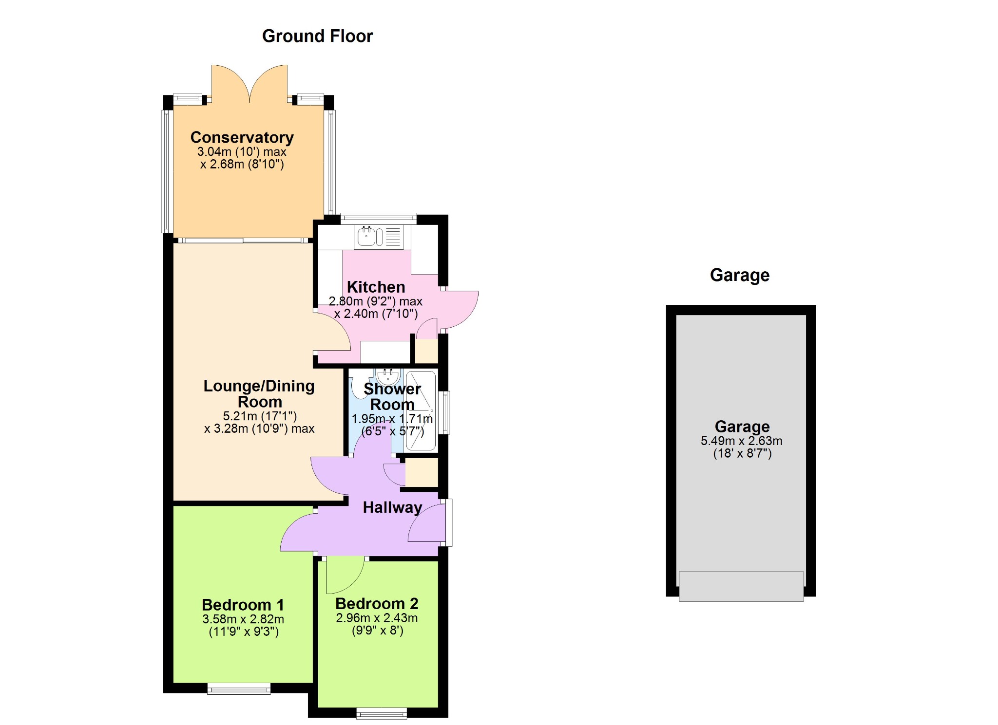 144 Featherbed Lane, Hillmorton, Warwickshire floorplan