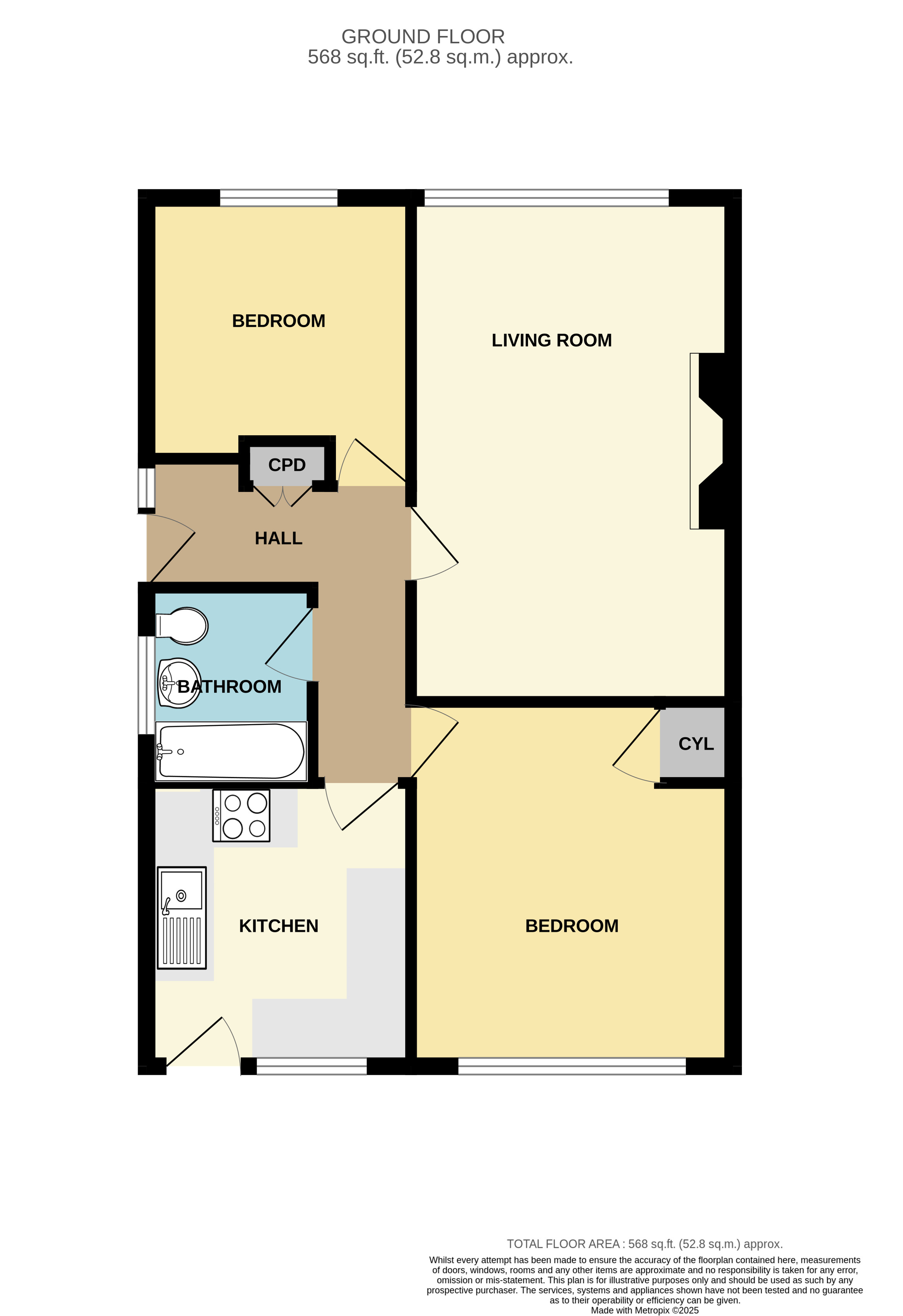 46, Pindar Road, Scarborough floorplan