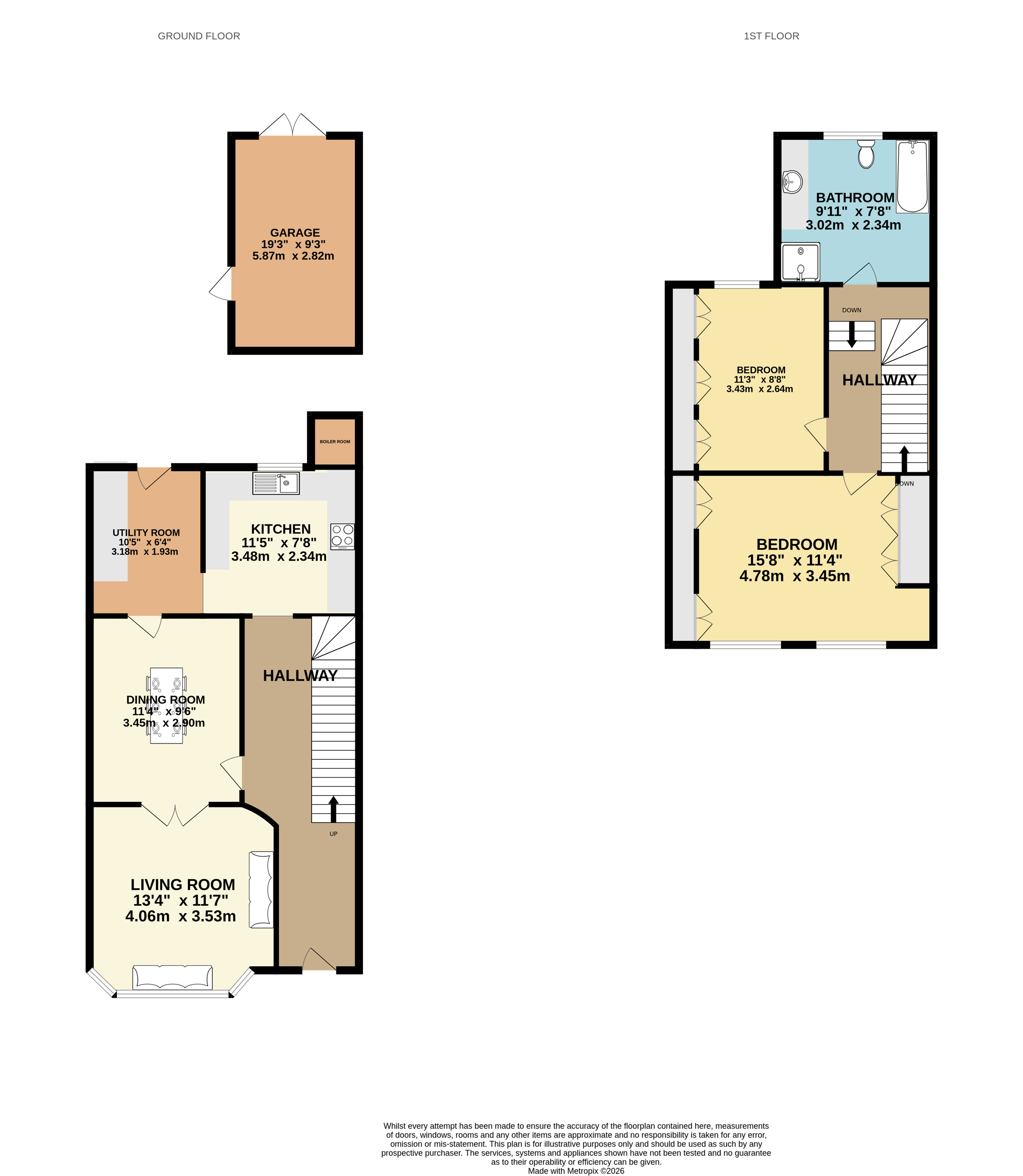 80, Marlborough Road, Romford floorplan
