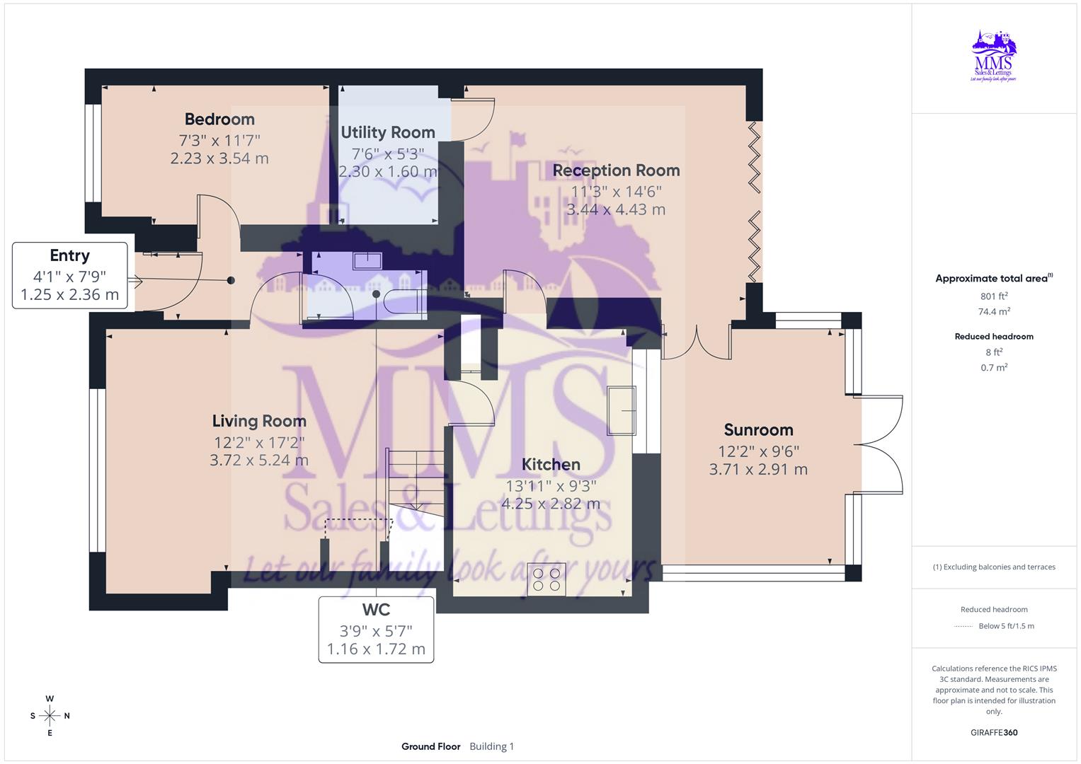 16, Beaufort Road, Rochester floorplan