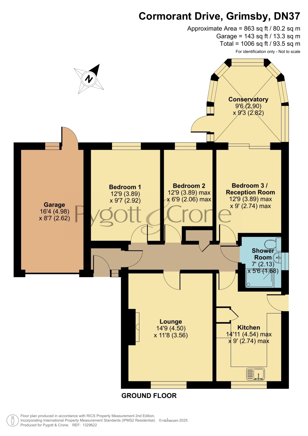 5, Cormorant Drive, Grimsby floorplan