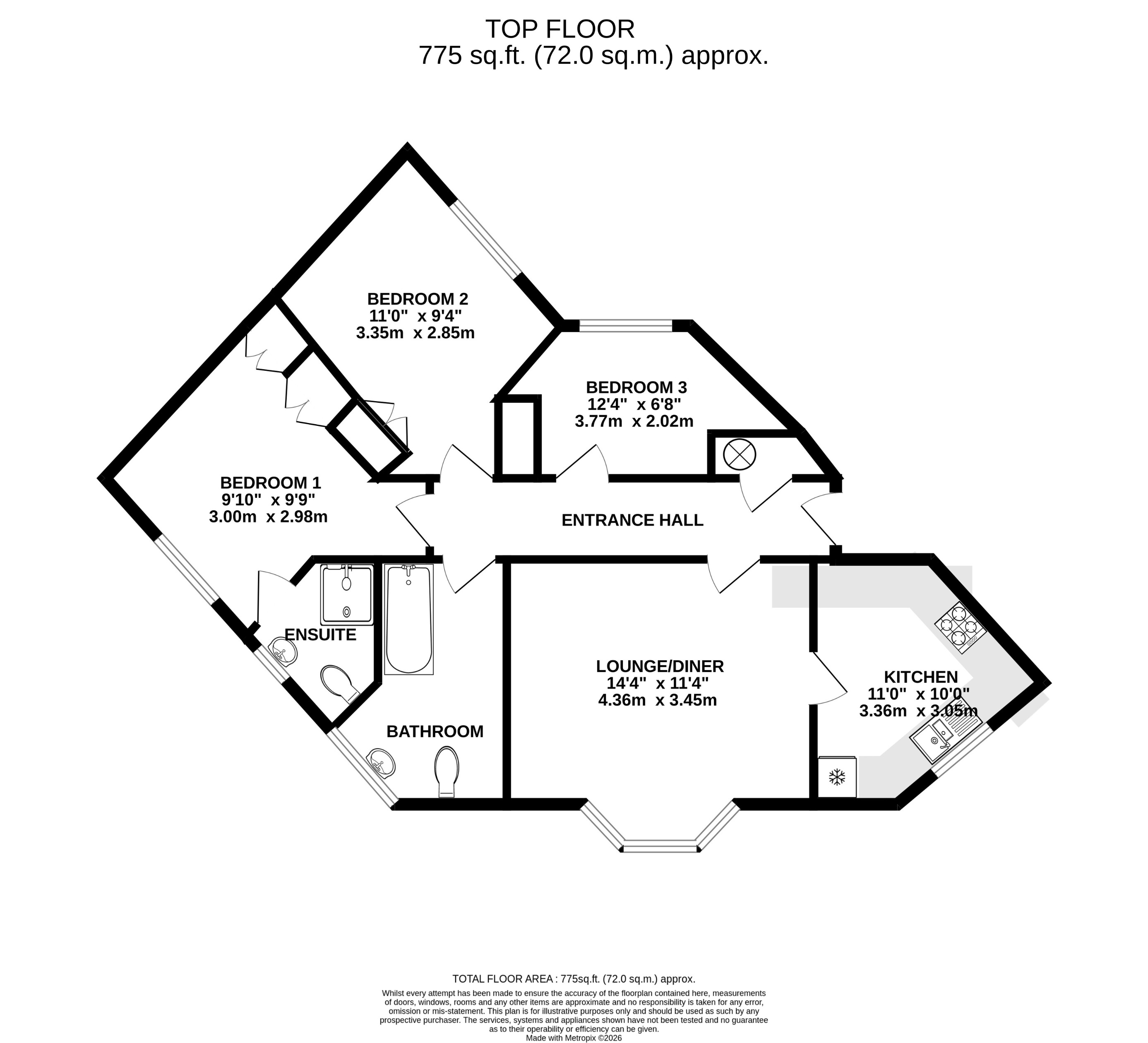 3, New Bright Street, Reading floorplan