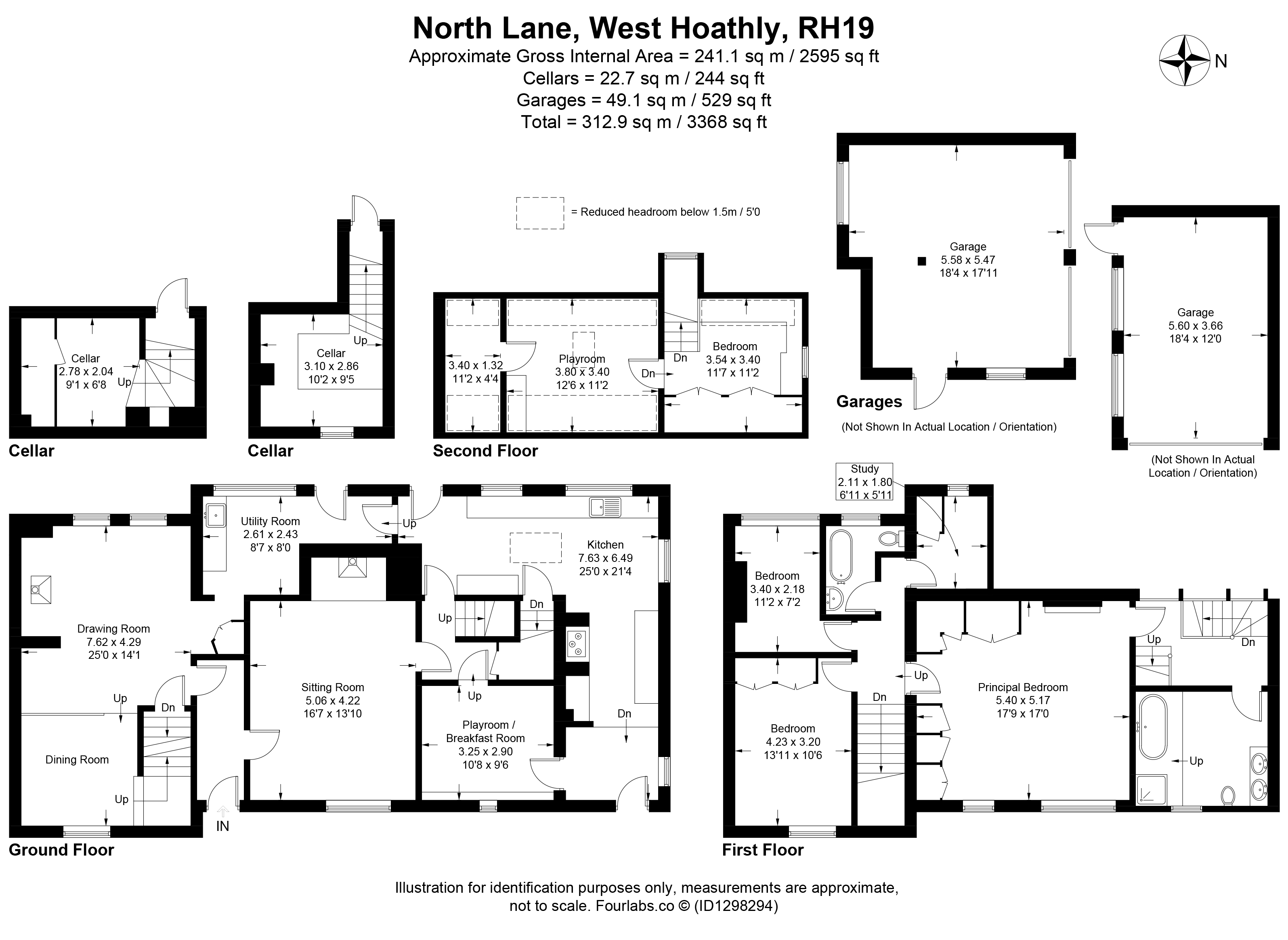 Combers Cottage,, North Lane, West Hoathly floorplan