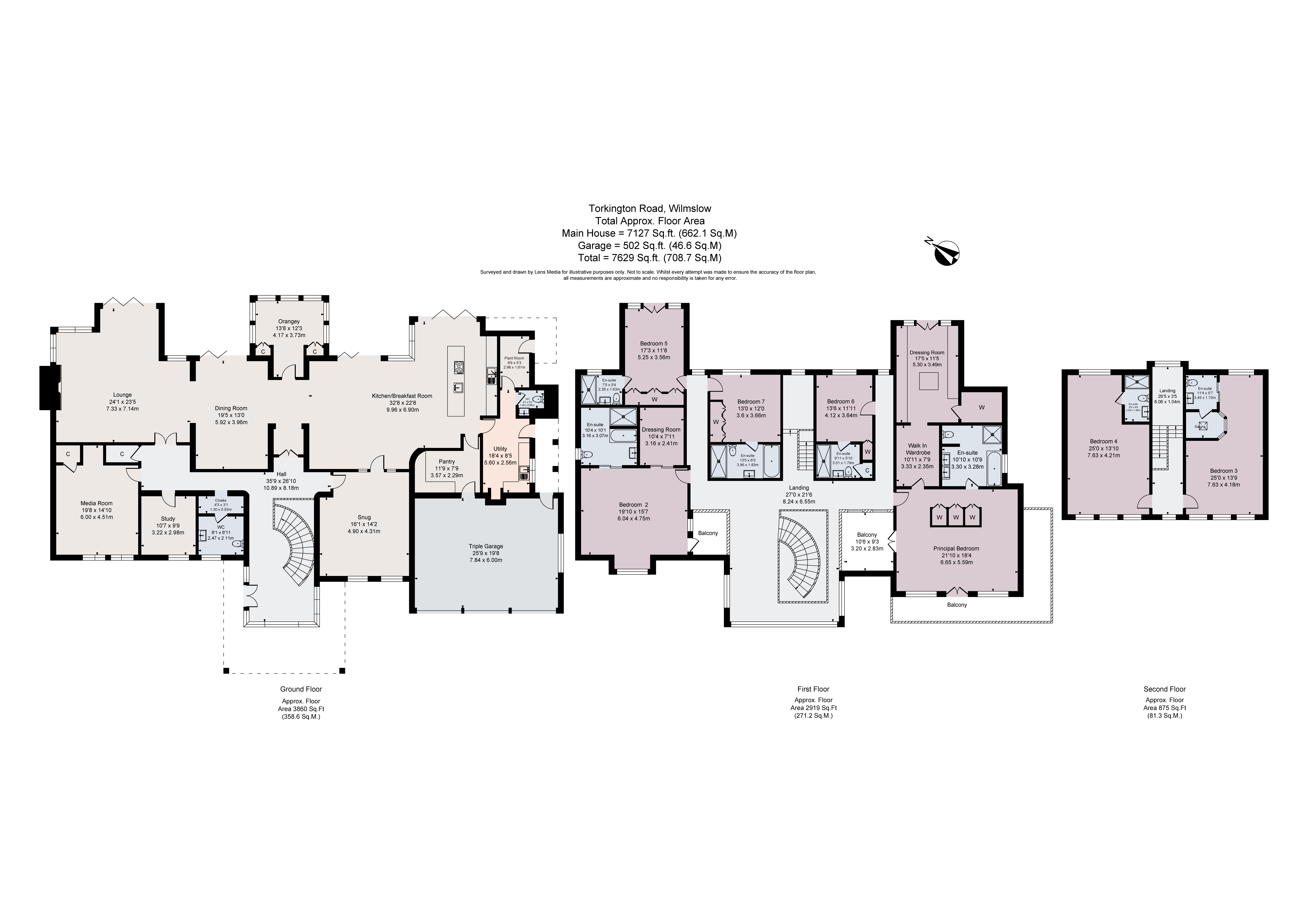 23, Torkington Road, Cheshire floorplan