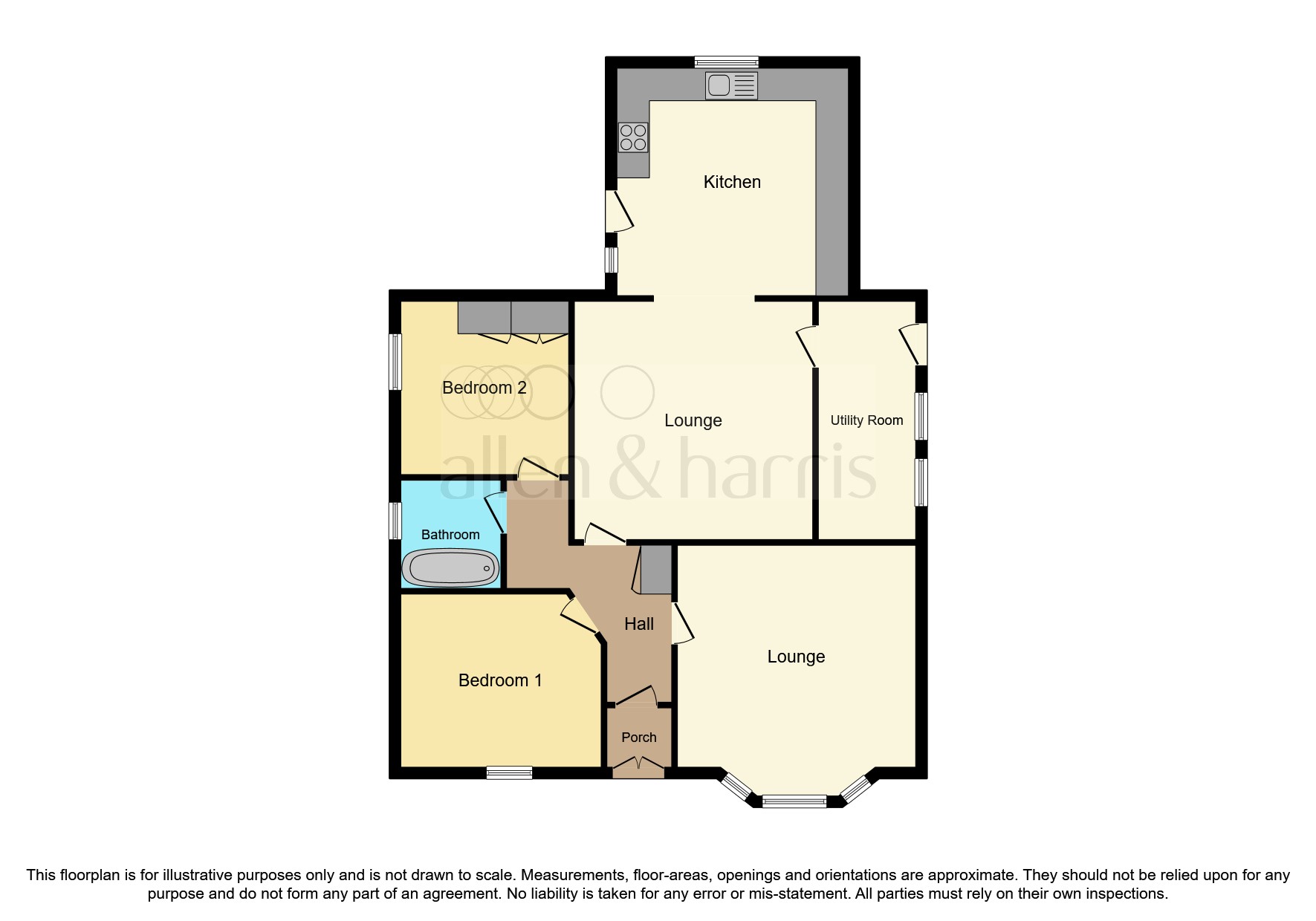 Holmes Road, Kilmarnock KA1, 3 bedroom detached bungalow for sale