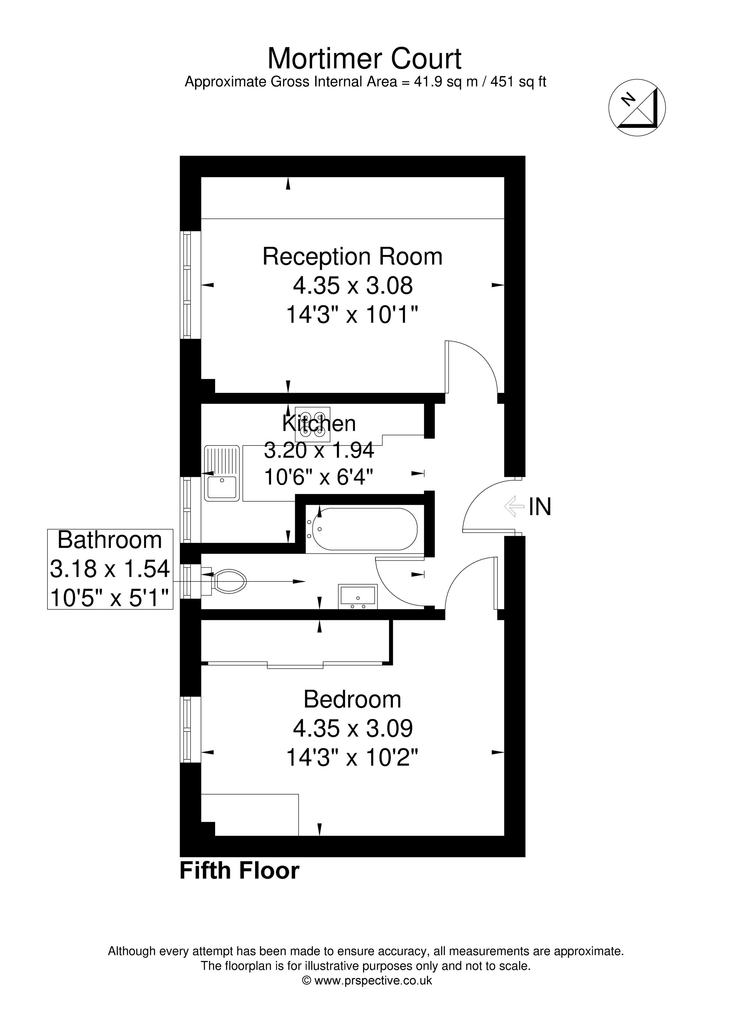Mortimer Court, Flat 56, London floorplan