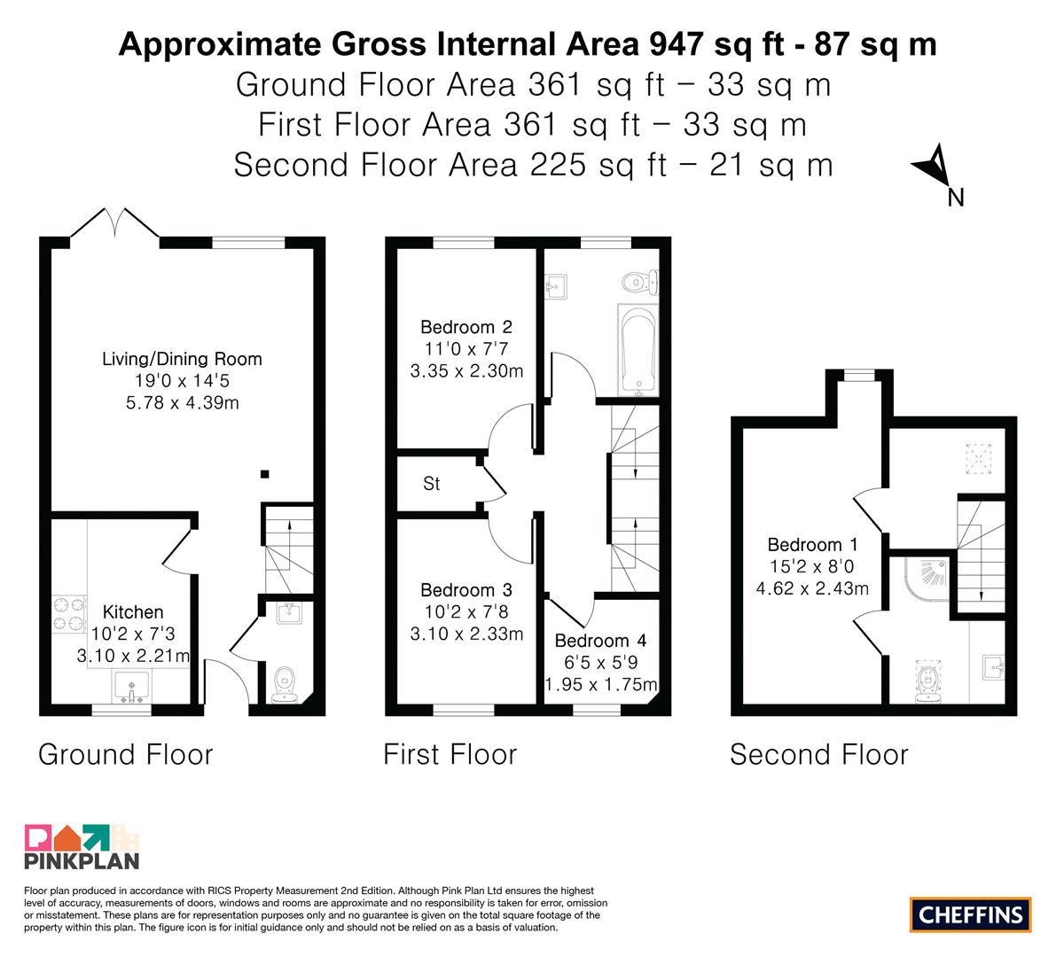 11, Ship Lane, Ely floorplan