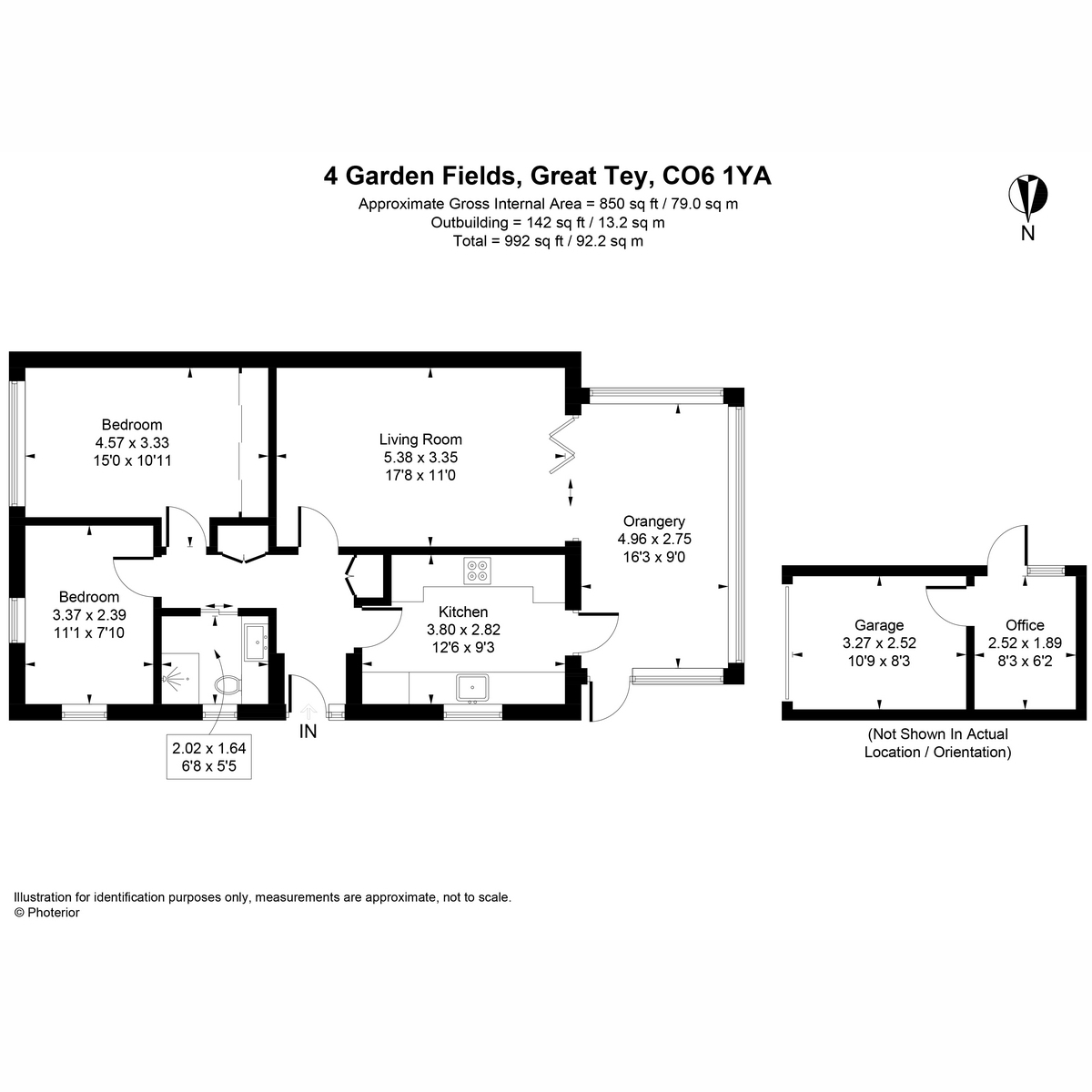 4, Garden Fields, Great Tey Colchester floorplan