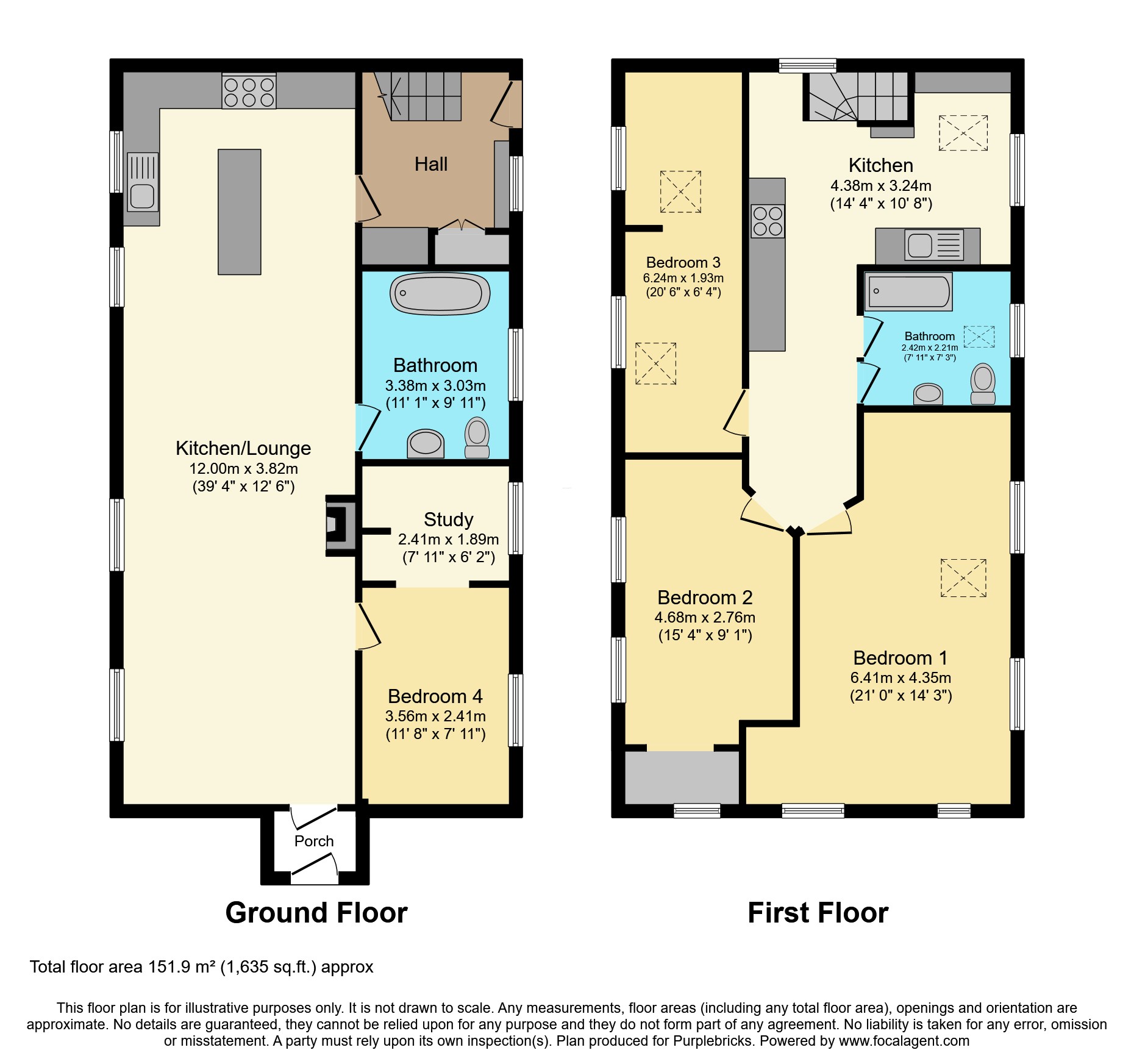 Wesley Chapel, Canalside, Neath floorplan