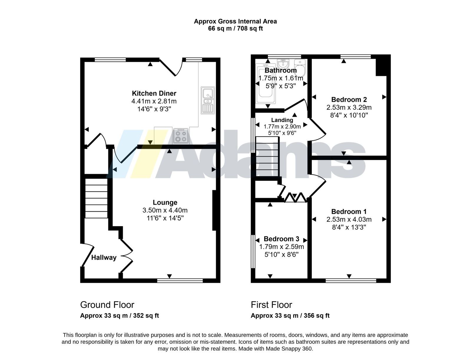 3, Ashbury Close, Runcorn floorplan