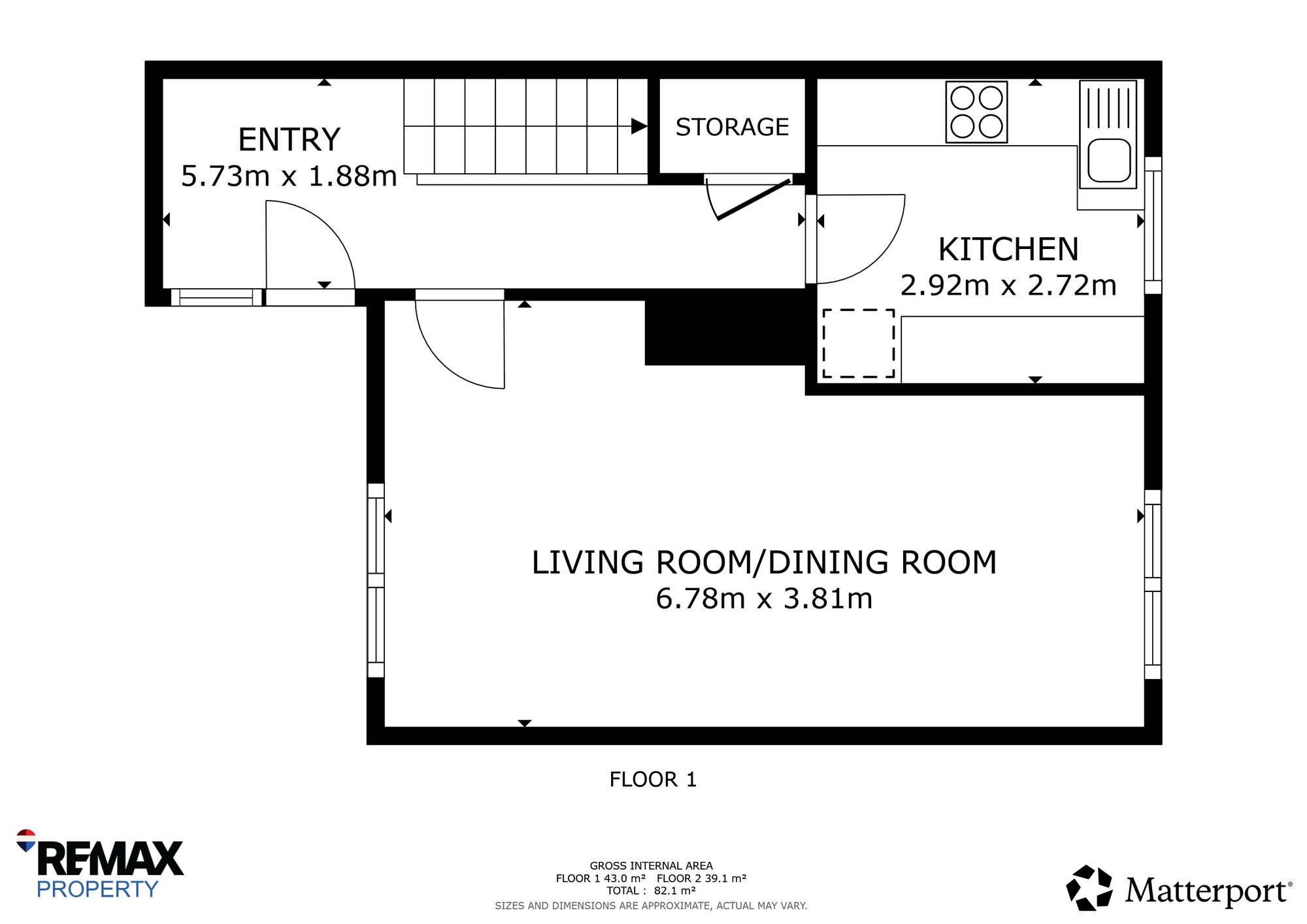 1a Hartwood Road, West Calder floorplan