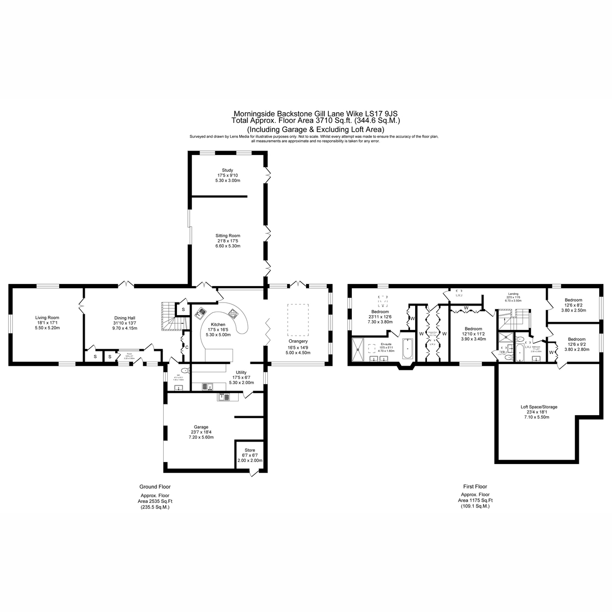 Morningside, Backstone Gill Lane, Leeds floorplan