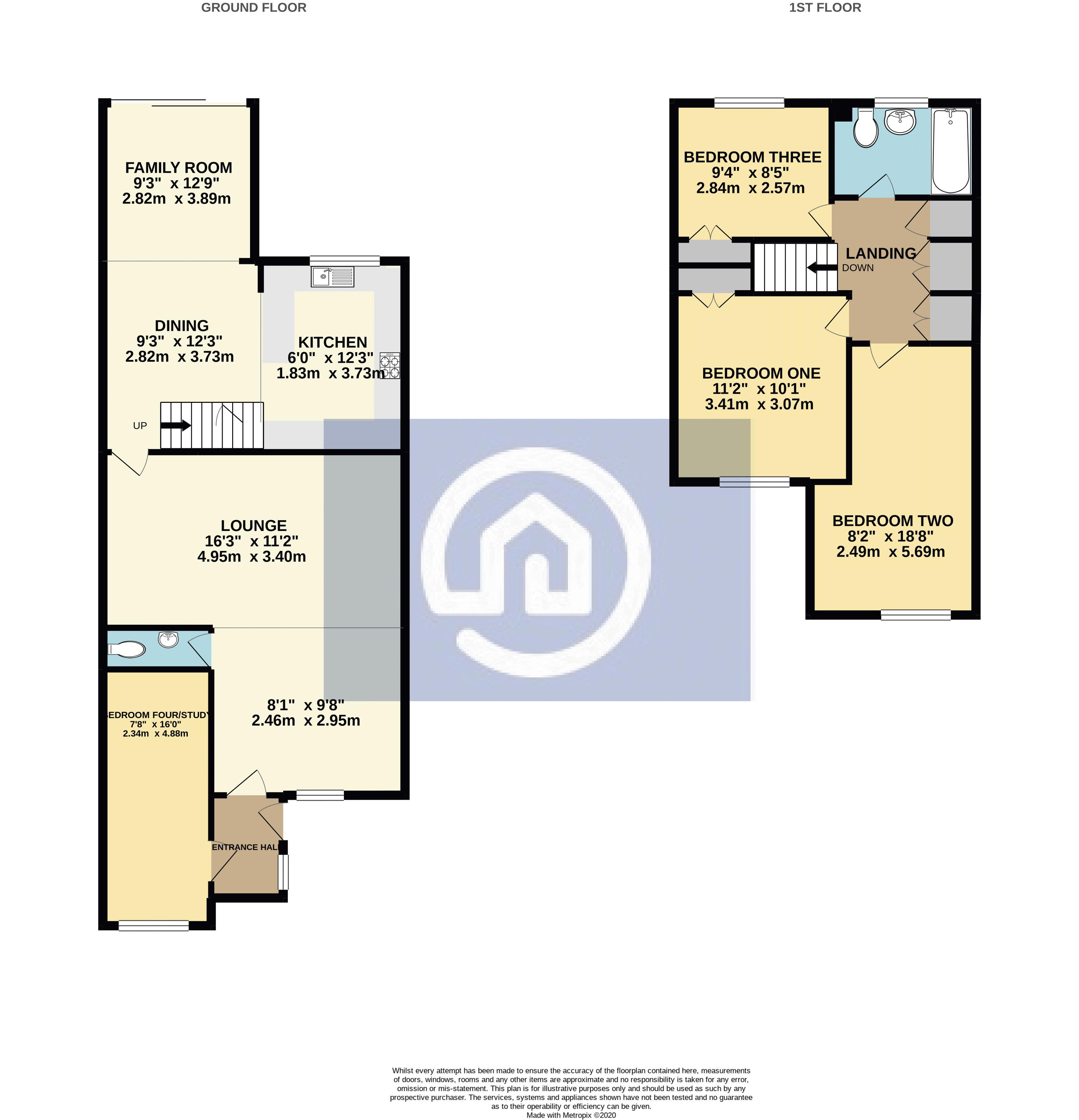 3 bed semidetached house for sale in Wood Lane, Cotton End, Bedford