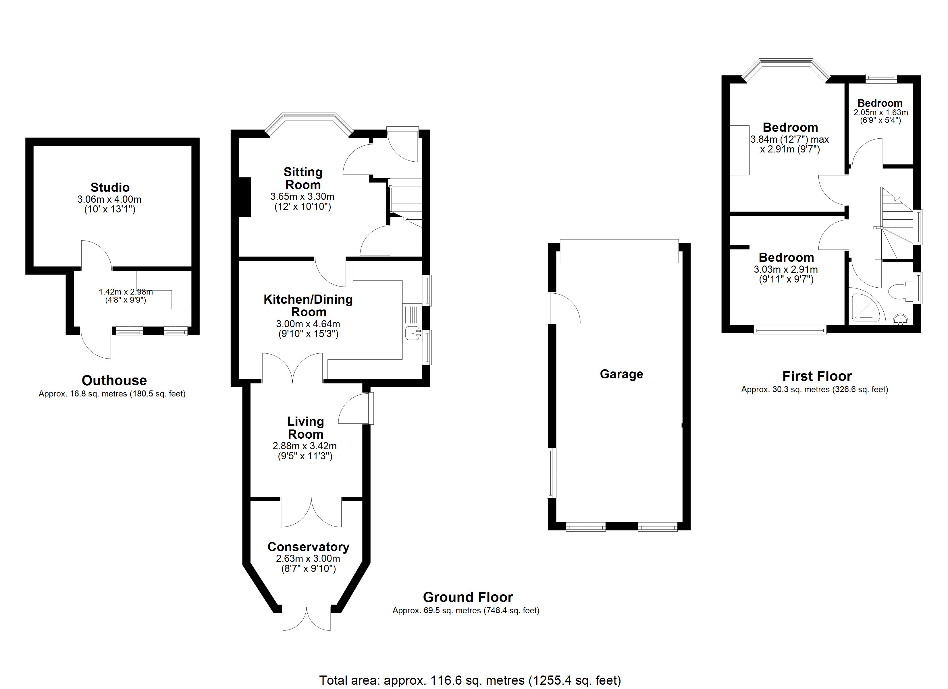 13, Luxfield Road, Warminster floorplan