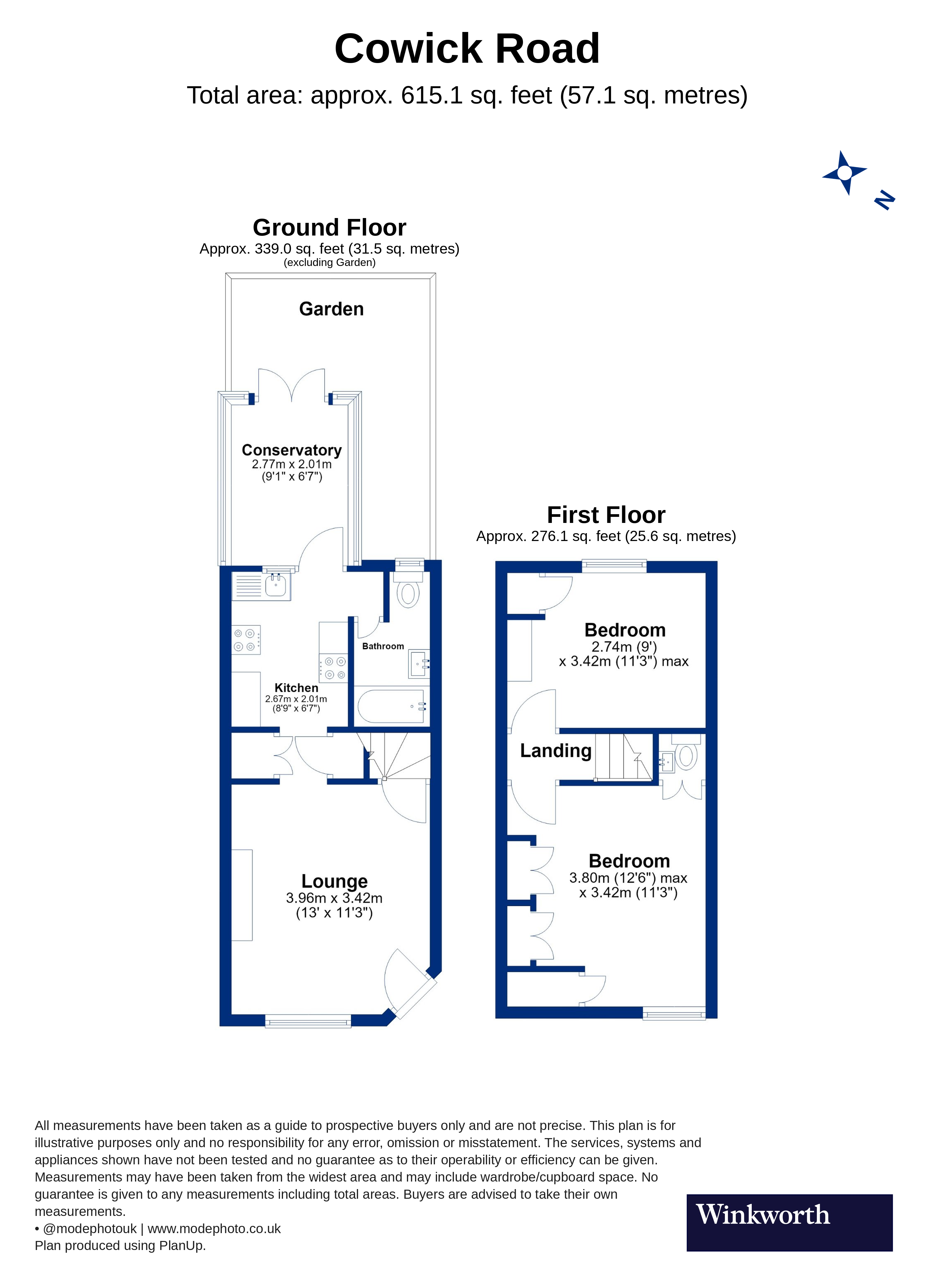 Cowick Road, London floorplan
