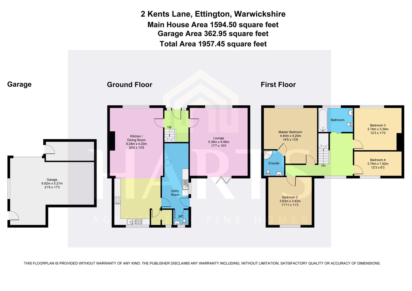 2, Kents Lane, Stratford-upon-Avon floorplan