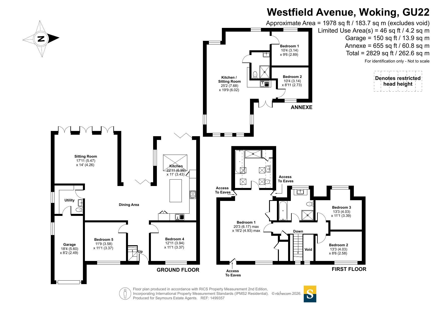 40, Westfield Avenue, Woking floorplan