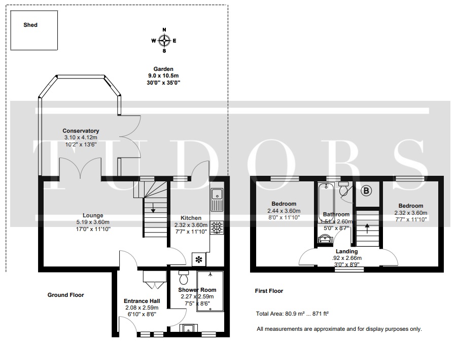 Kings Chase, East Molesey KT8, 2 bedroom semidetached house to rent