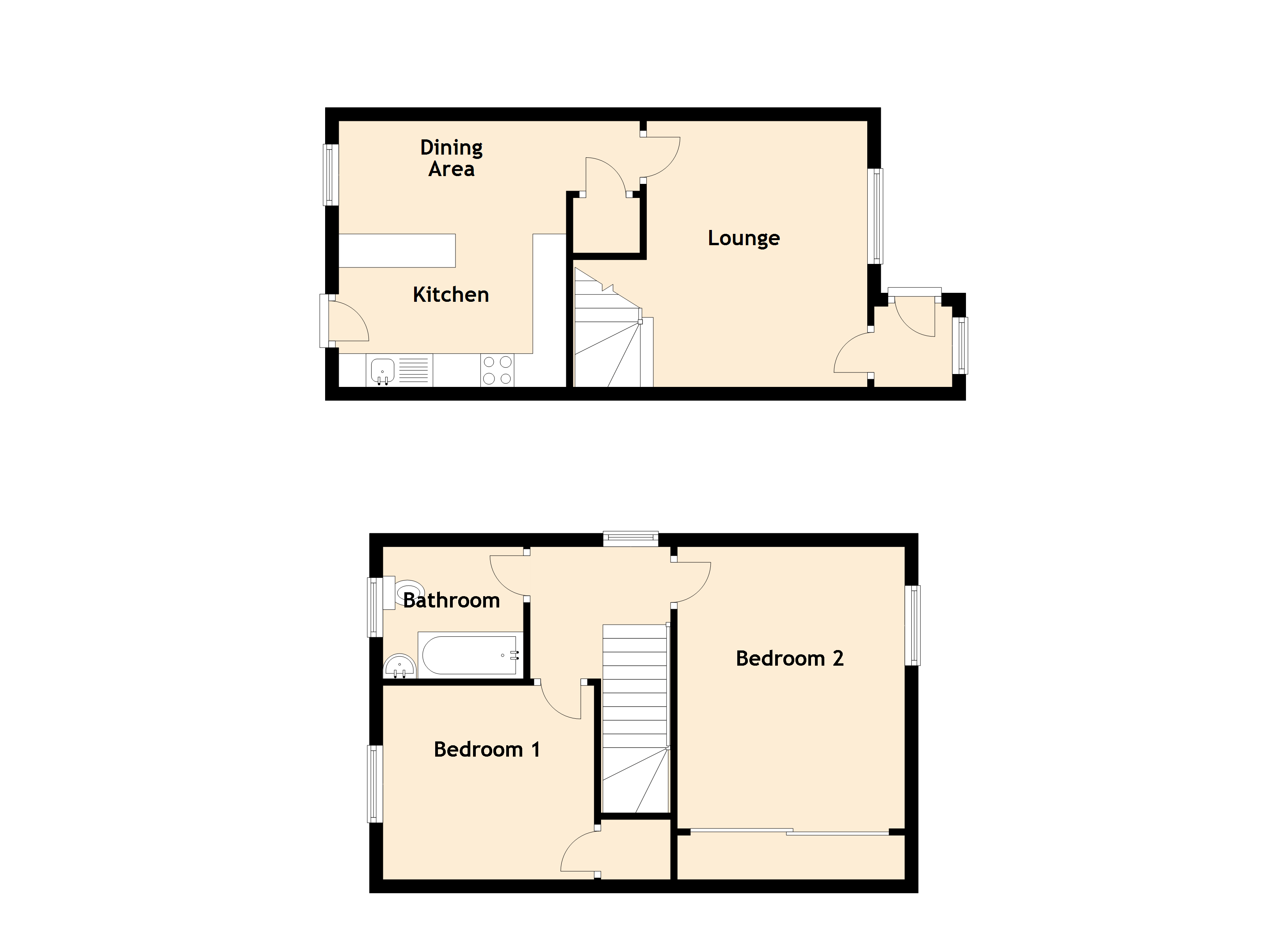 2 Bedrooms End terrace house for sale in Gimmerscroft Crescent, Airdrie ML6