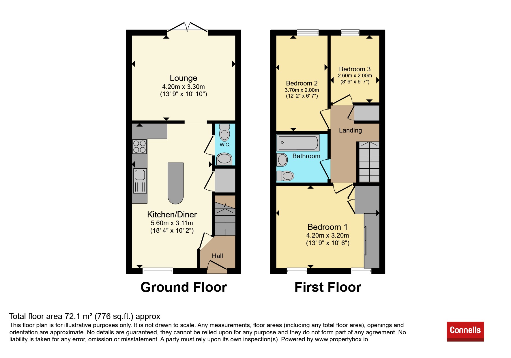 52, Falcon Road, Plymouth floorplan