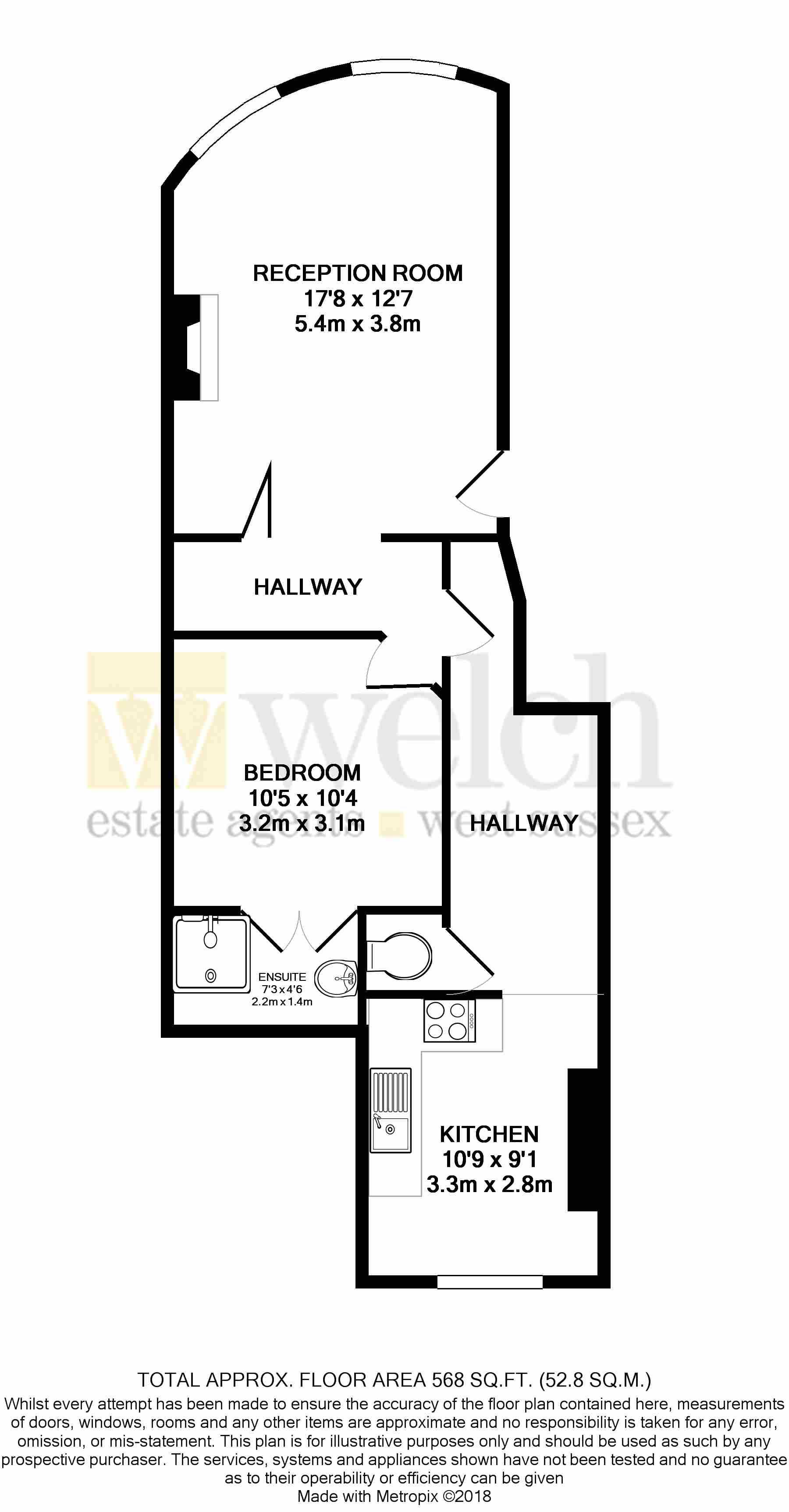 1 Bedrooms Flat to rent in Powis Sq, Brighton And Hove, East Sussex BN1