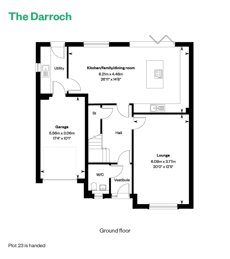 7, Off Market Road, Kirkintilloch, G66 3Ez floorplan