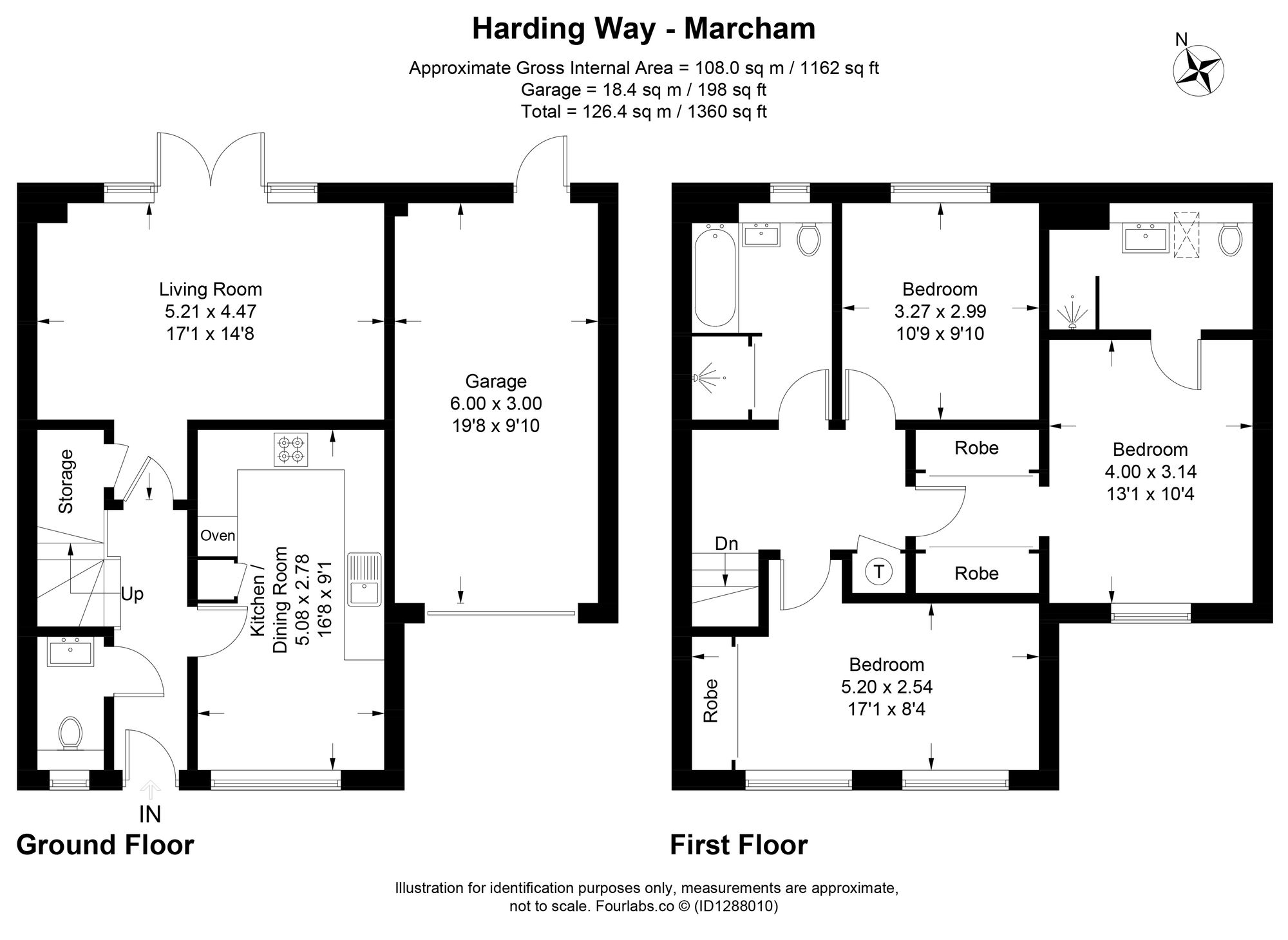 16 Harding Way, Abingdon floorplan