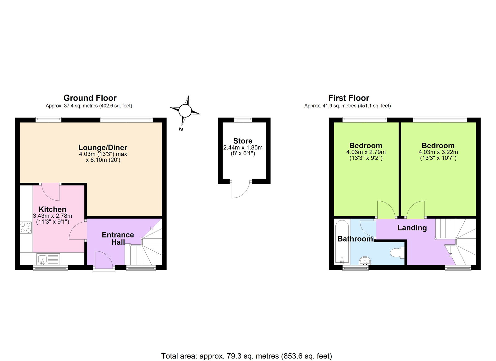 58, Queens Road, Nottingham floorplan