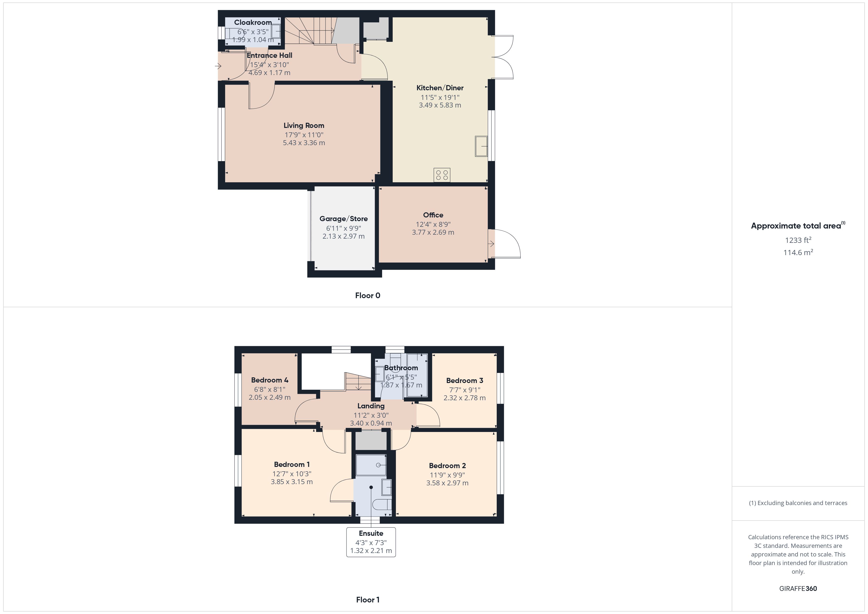 8, Reden Road, Cornwall floorplan