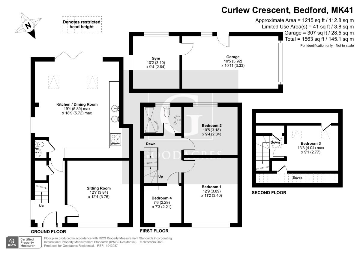 Curlew Crescent, Bedford MK41, 4 bedroom semidetached house for sale