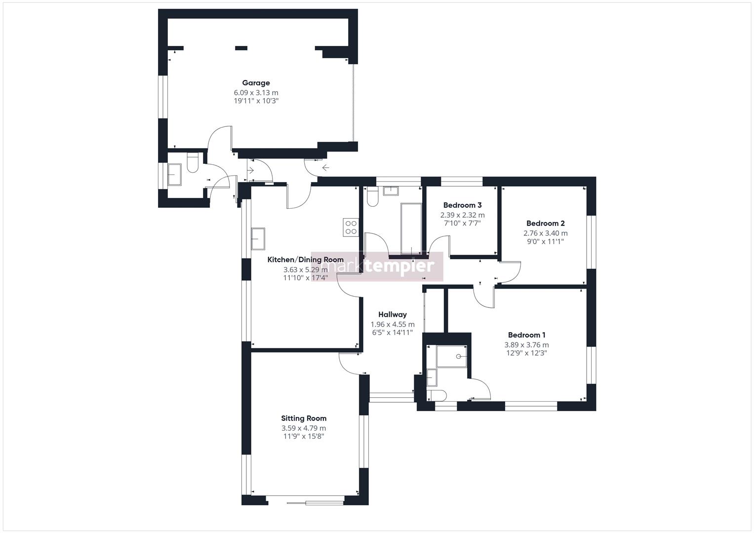 1, North Lane, Nailsea floorplan